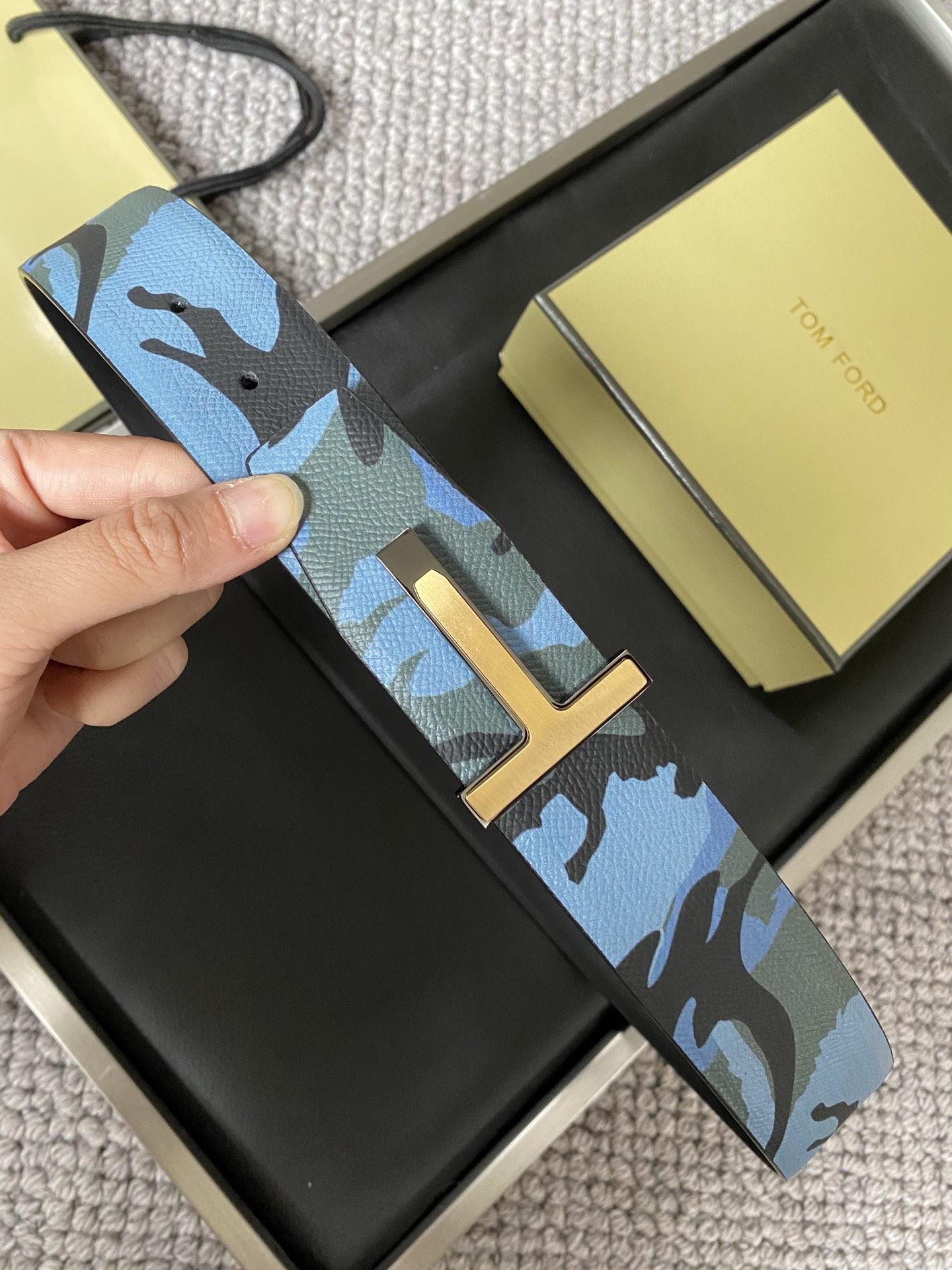 Tom Ford Male Basic Belt Cow Leather M