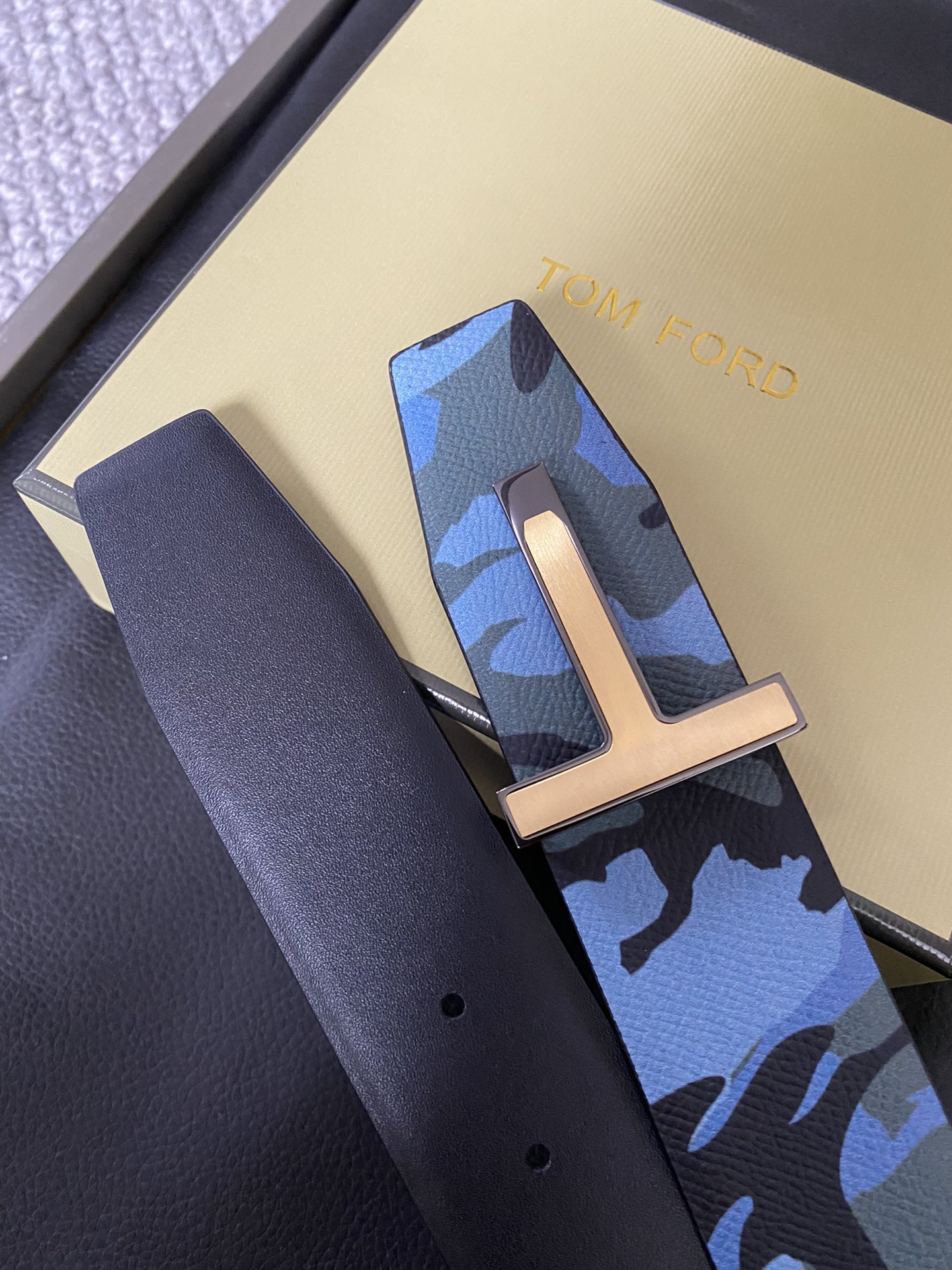 Tom Ford Male Basic Belt Cow Leather M