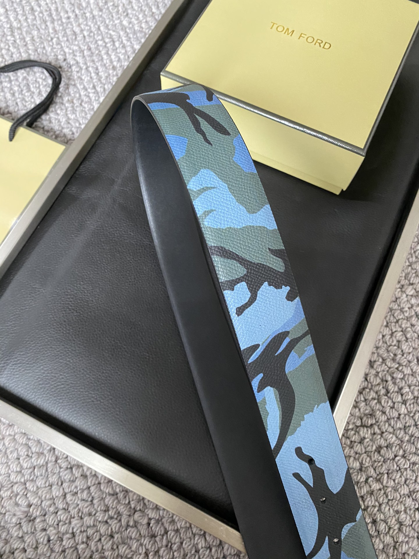 Tom Ford Male Basic Belt Cow Leather M