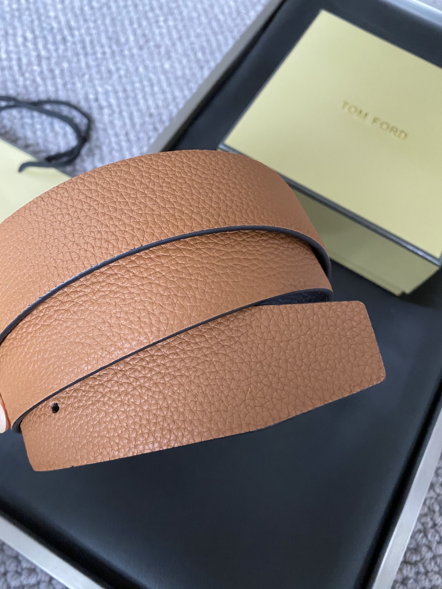 Tom Ford Male Basic Belt Cow Leather M