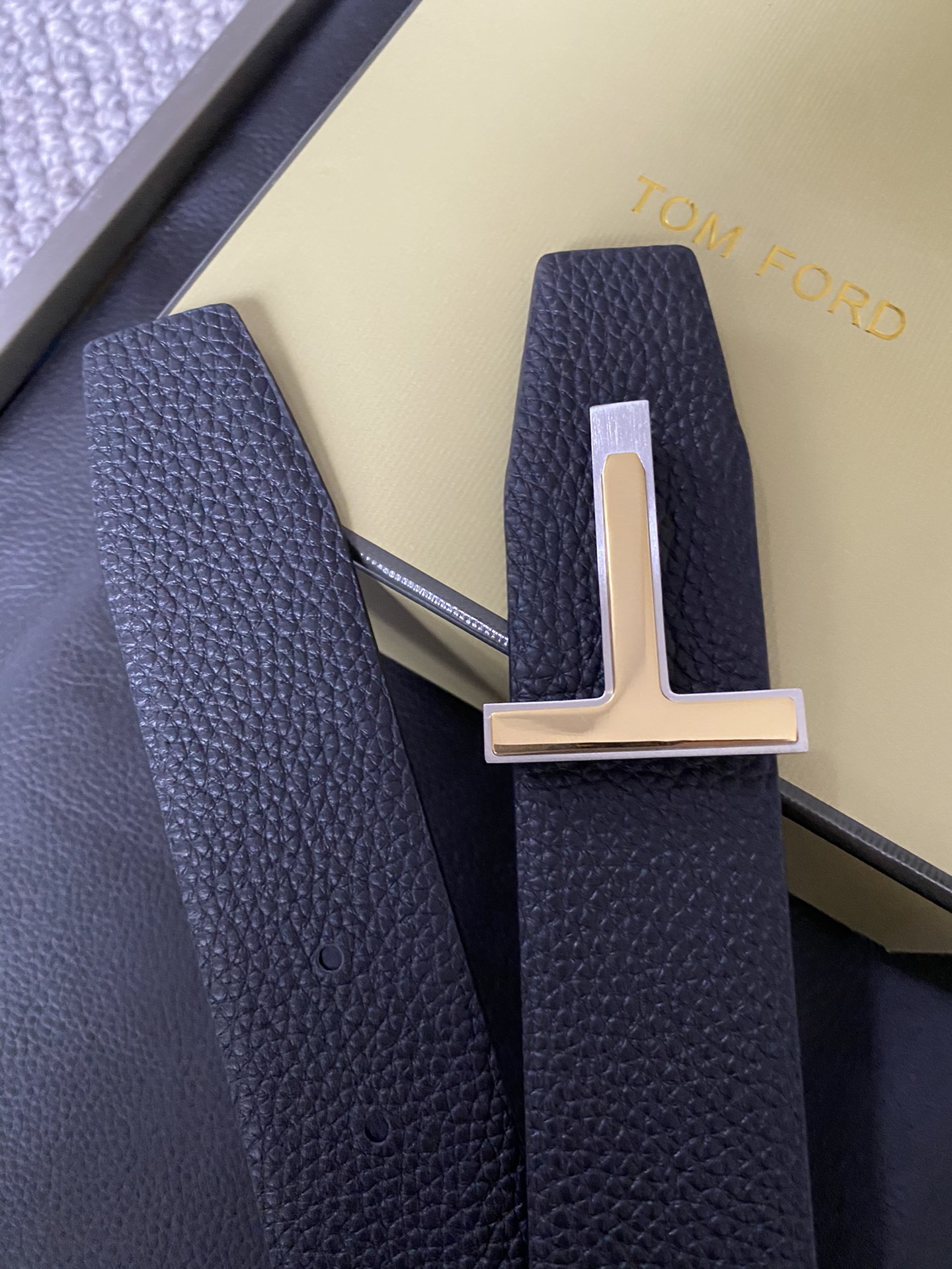 Tom Ford Male Basic Belt Cow Leather M
