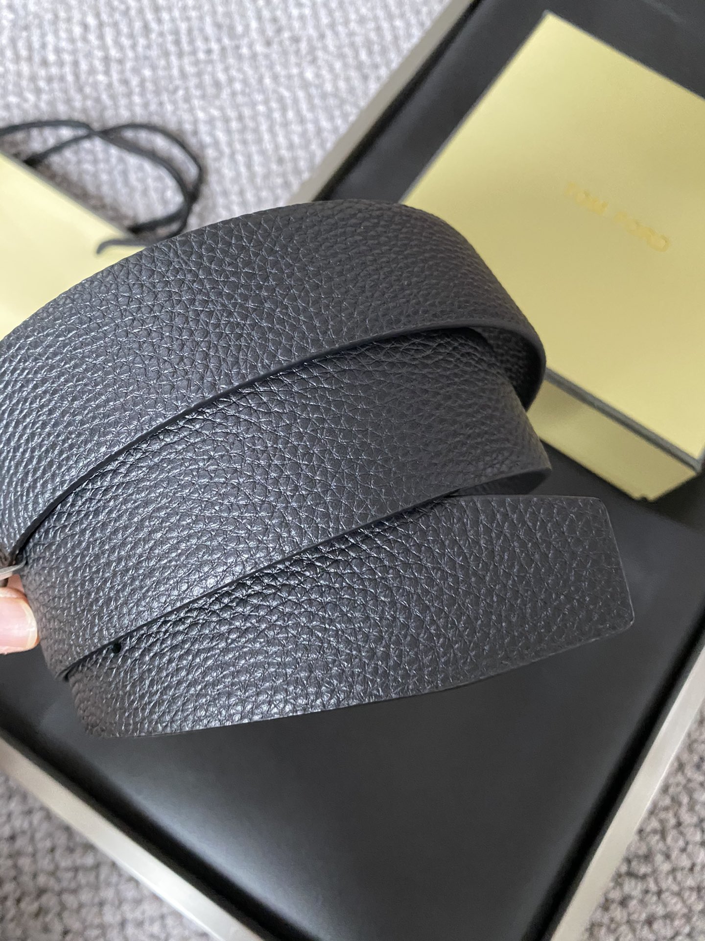 Tom Ford Male Basic Belt Cow Leather M