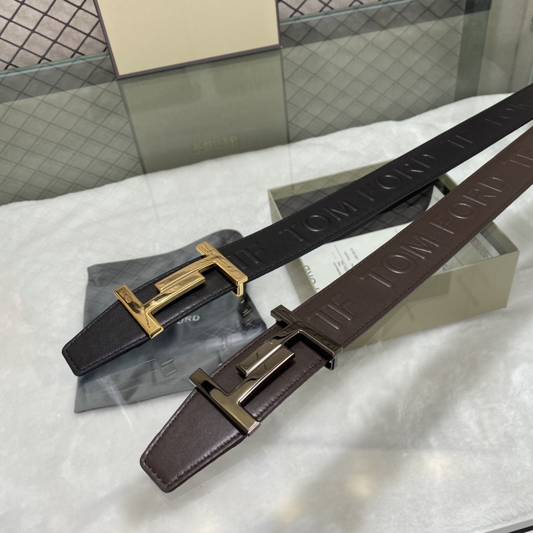 Tom Ford Basic Belt Top Grain Leather