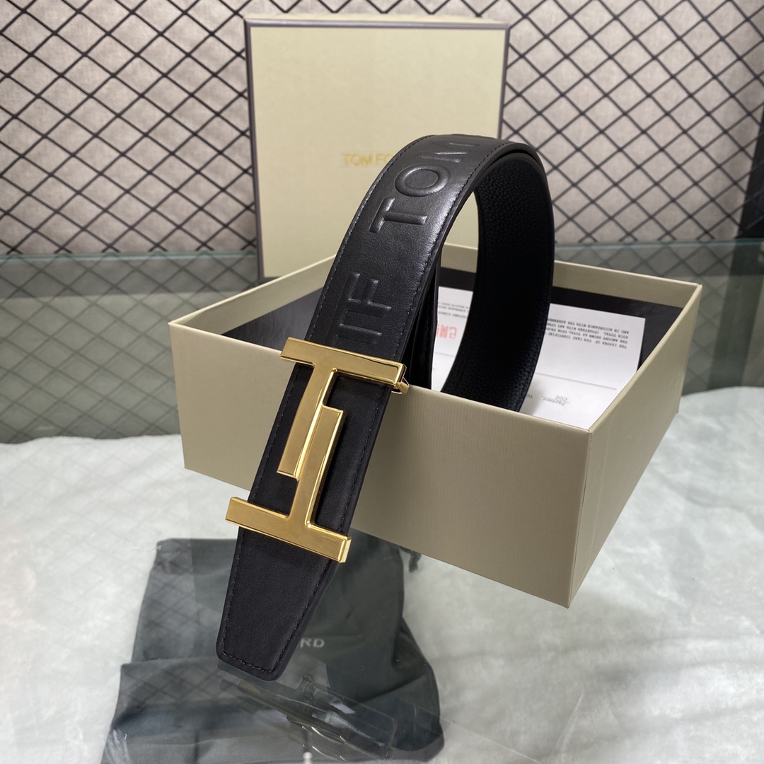 Tom Ford Basic Belt Top Grain Leather