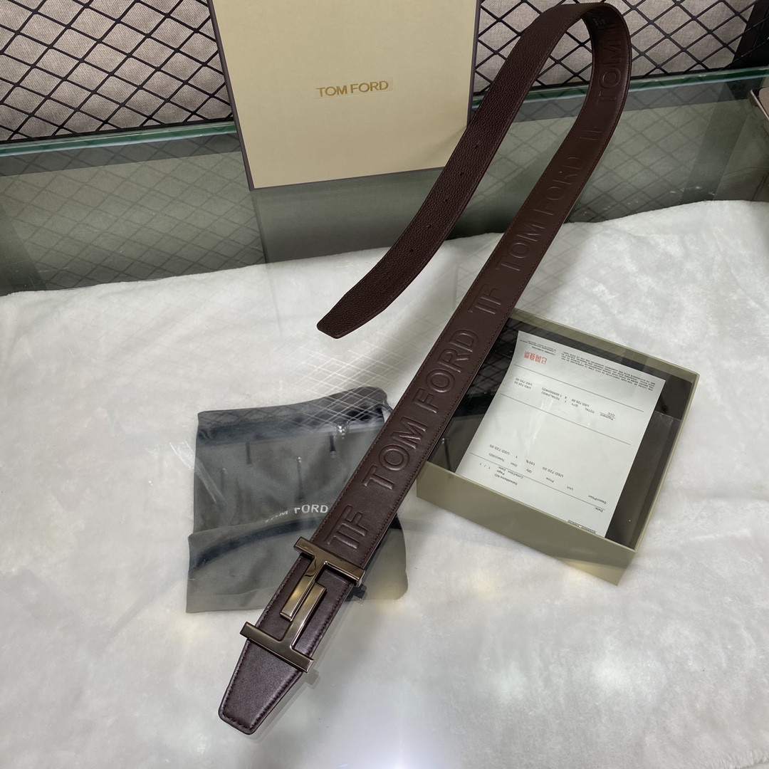 Tom Ford Basic Belt Top Grain Leather