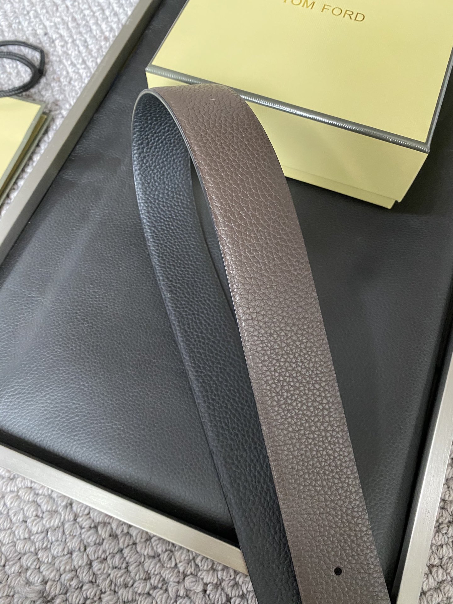 Tom Ford Male Basic Belt Cow Leather M