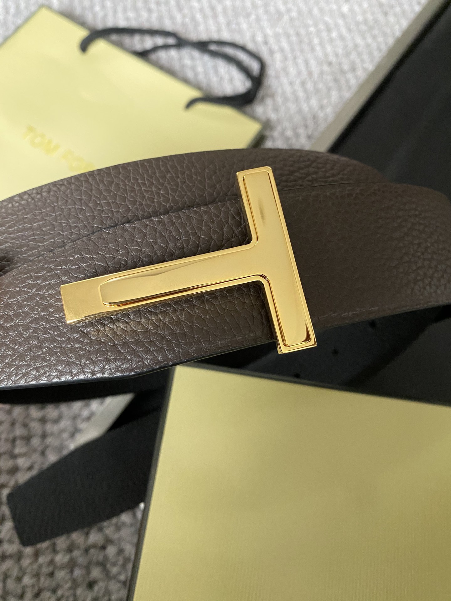 Tom Ford Male Basic Belt Cow Leather M