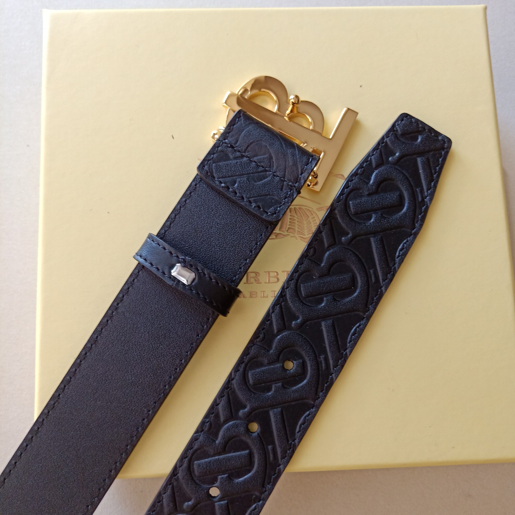 Burberry Male Basic Belt 35mm