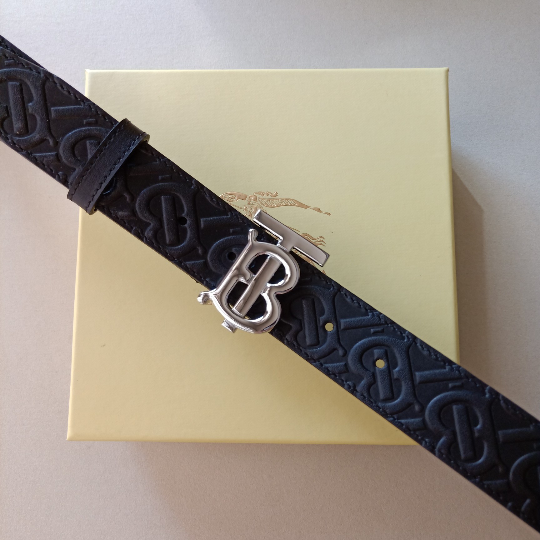 Burberry Male Basic Belt 35mm