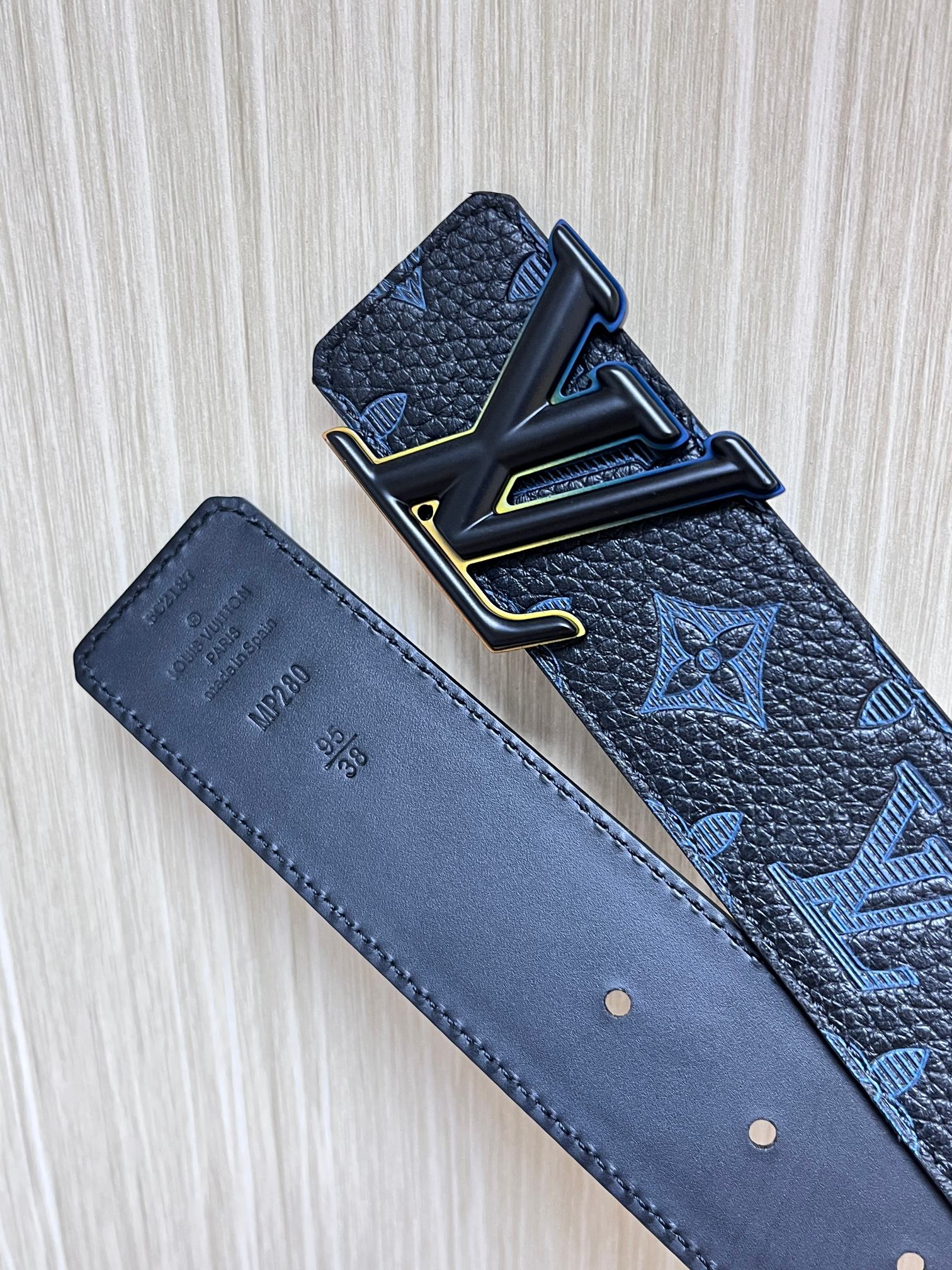 Louis Vuitton Basic Belt Cow Leather M-l