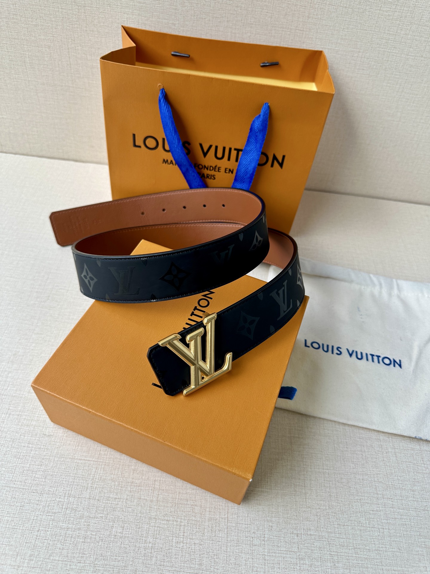 Louis Vuitton Leather Belt S-m-l
