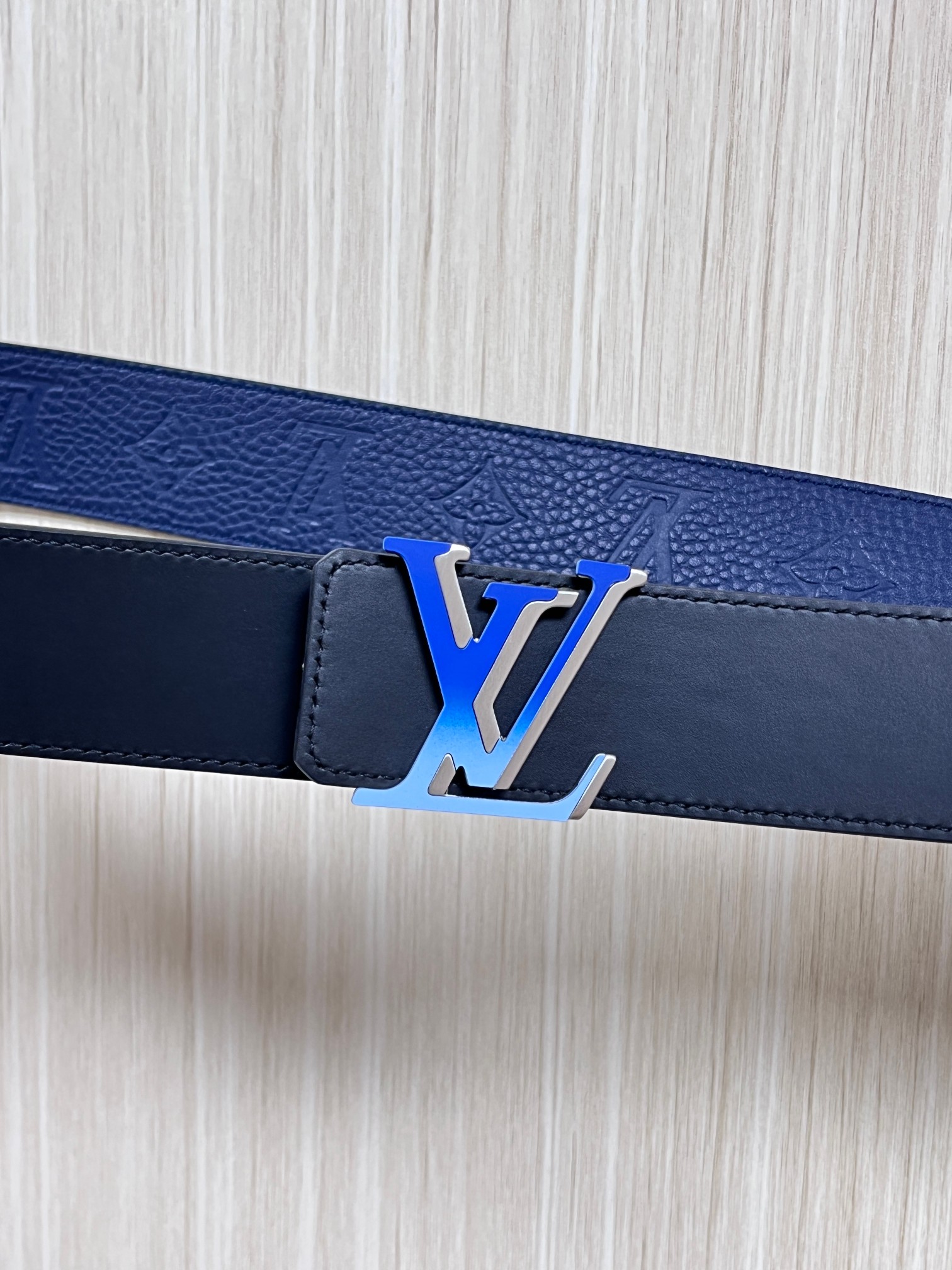 Basic Belt Cow Leather Blue
