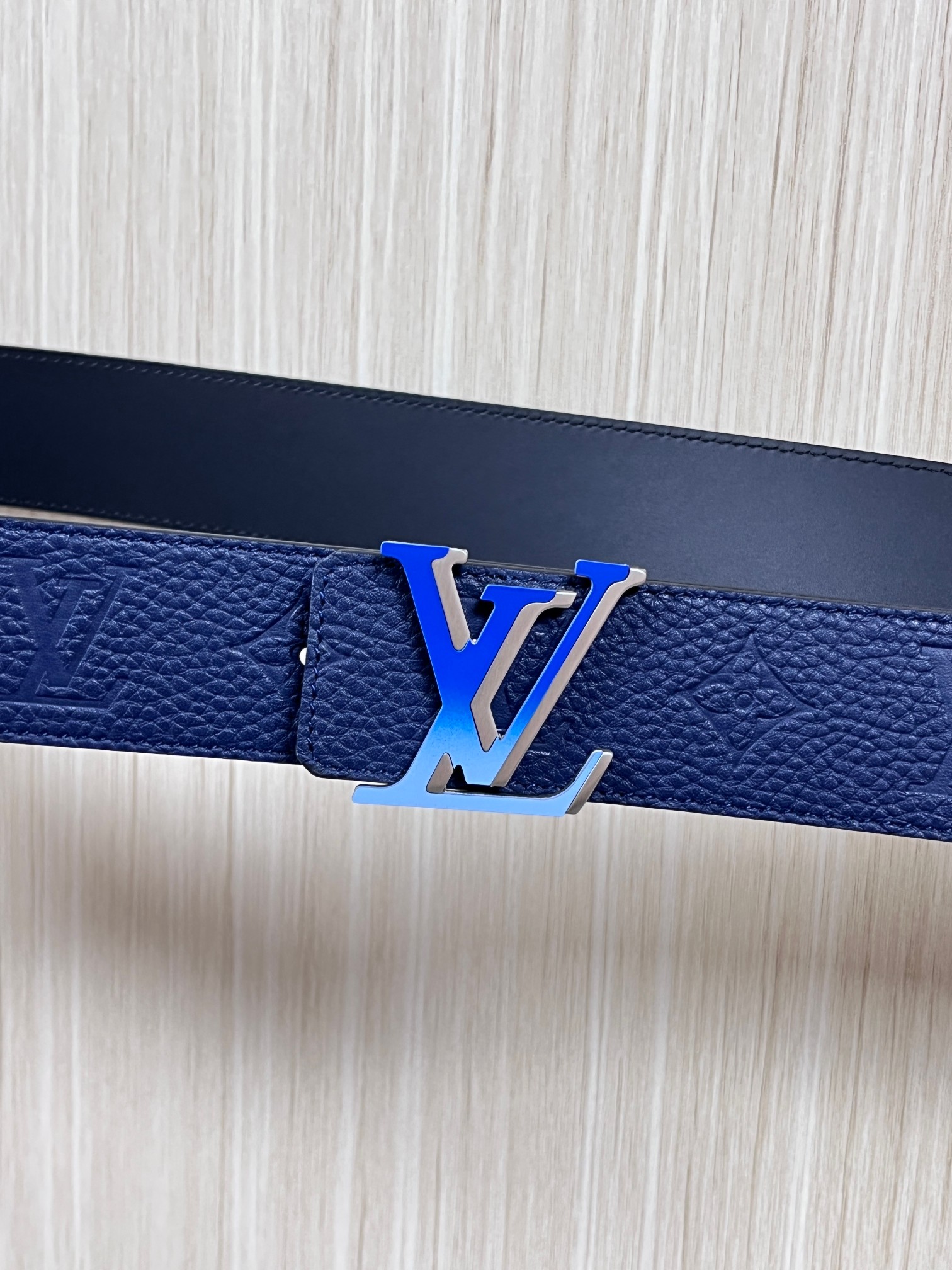 Basic Belt Cow Leather Blue