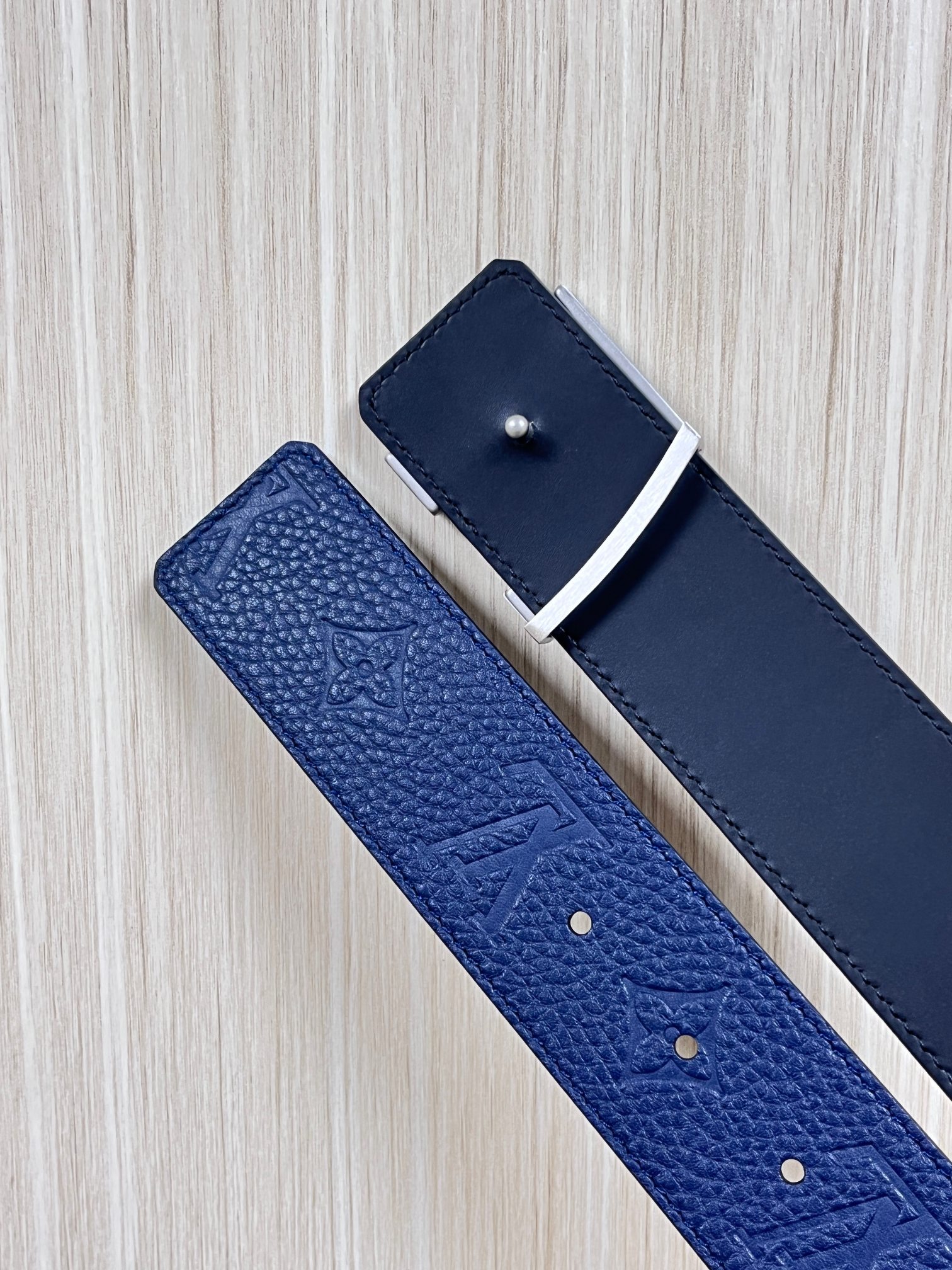 Basic Belt Cow Leather Blue