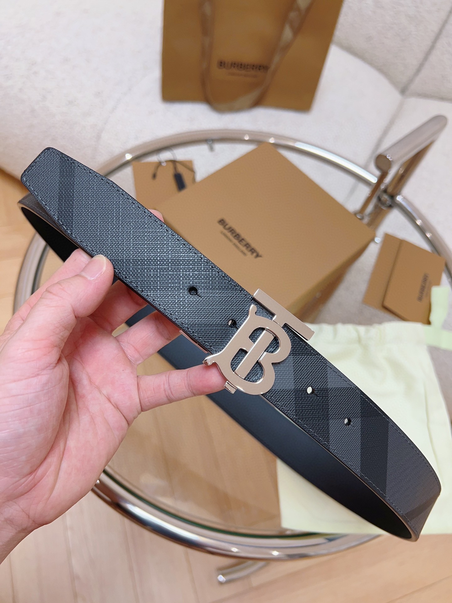 Burberry Basic Belt Canvas M