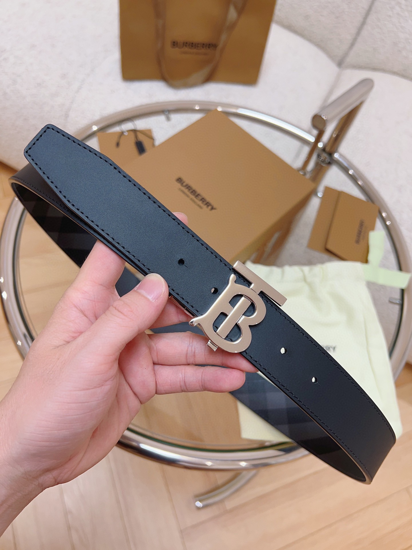 Burberry Basic Belt Canvas M