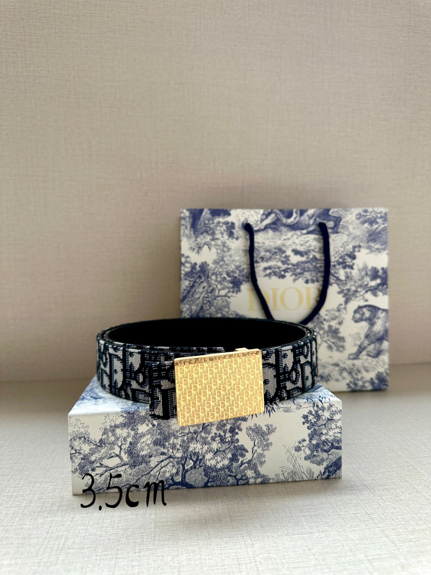 Dior Basic Belt Cow Leather Adjustable L