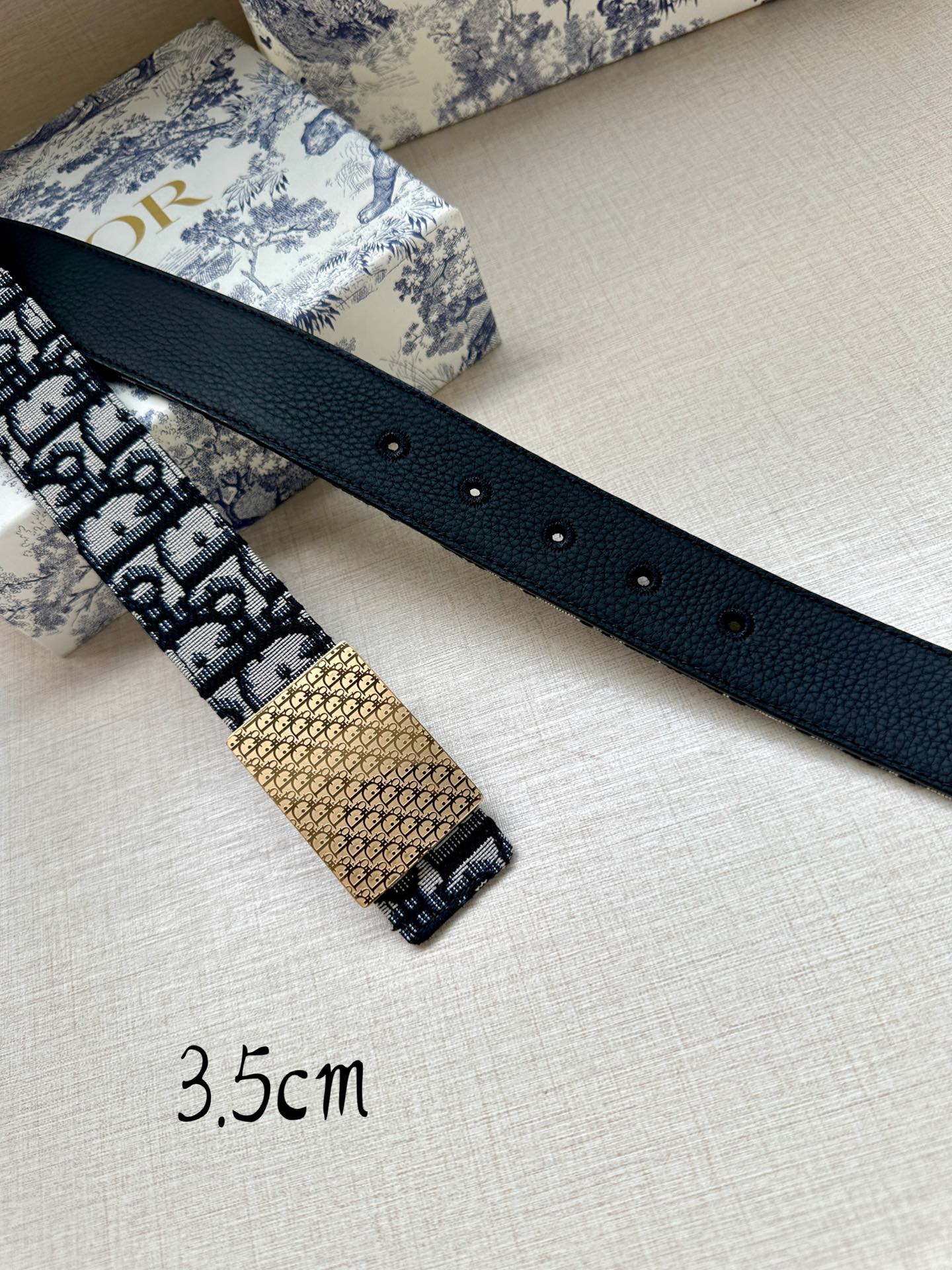 Dior Basic Belt Cow Leather Adjustable L