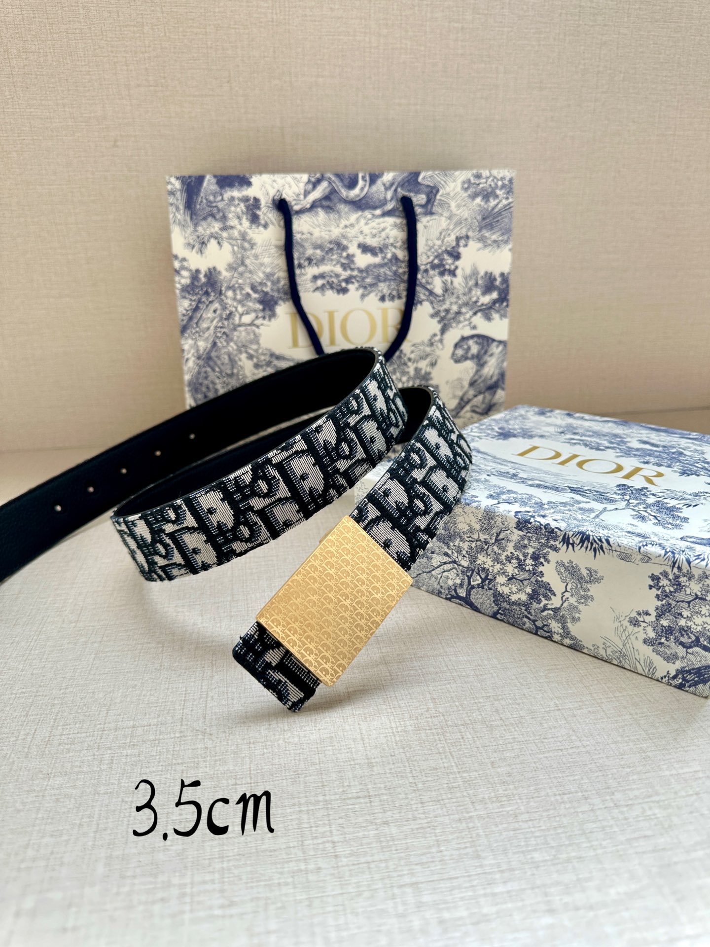 Dior Basic Belt Cow Leather Adjustable L