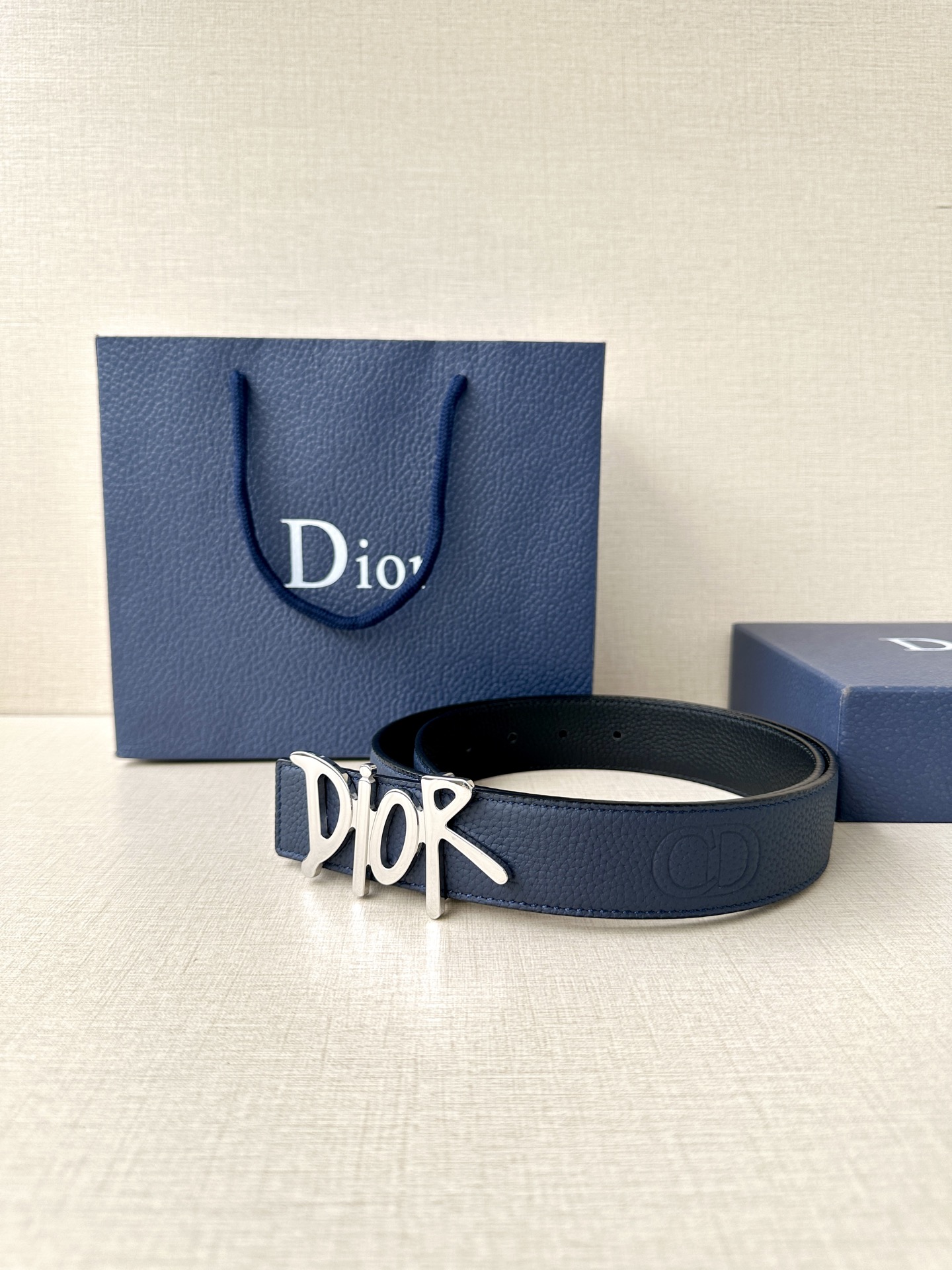 Dior Basic Belt Cow Leather Black