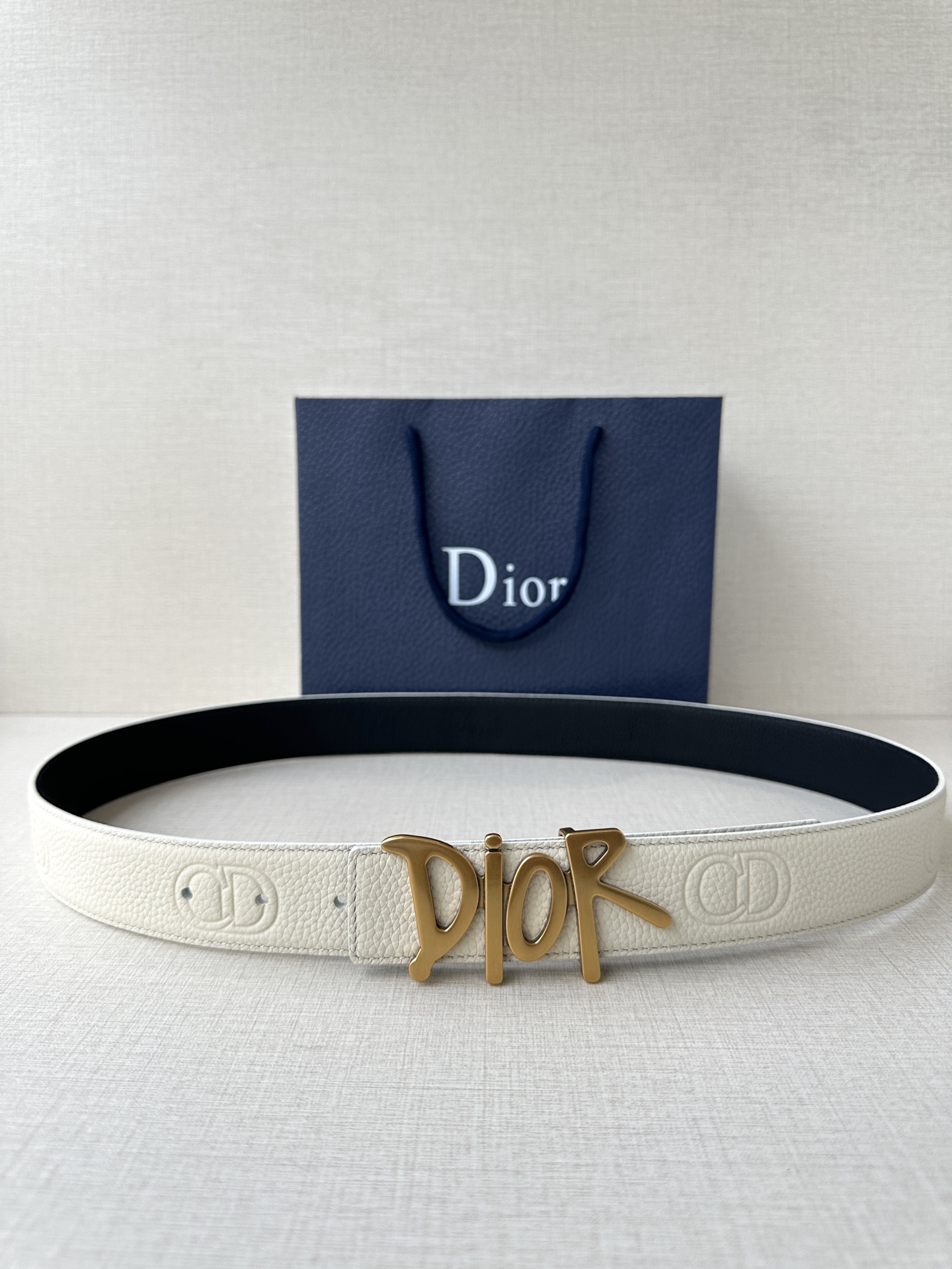 Dior Basic Belt Cow Leather Black