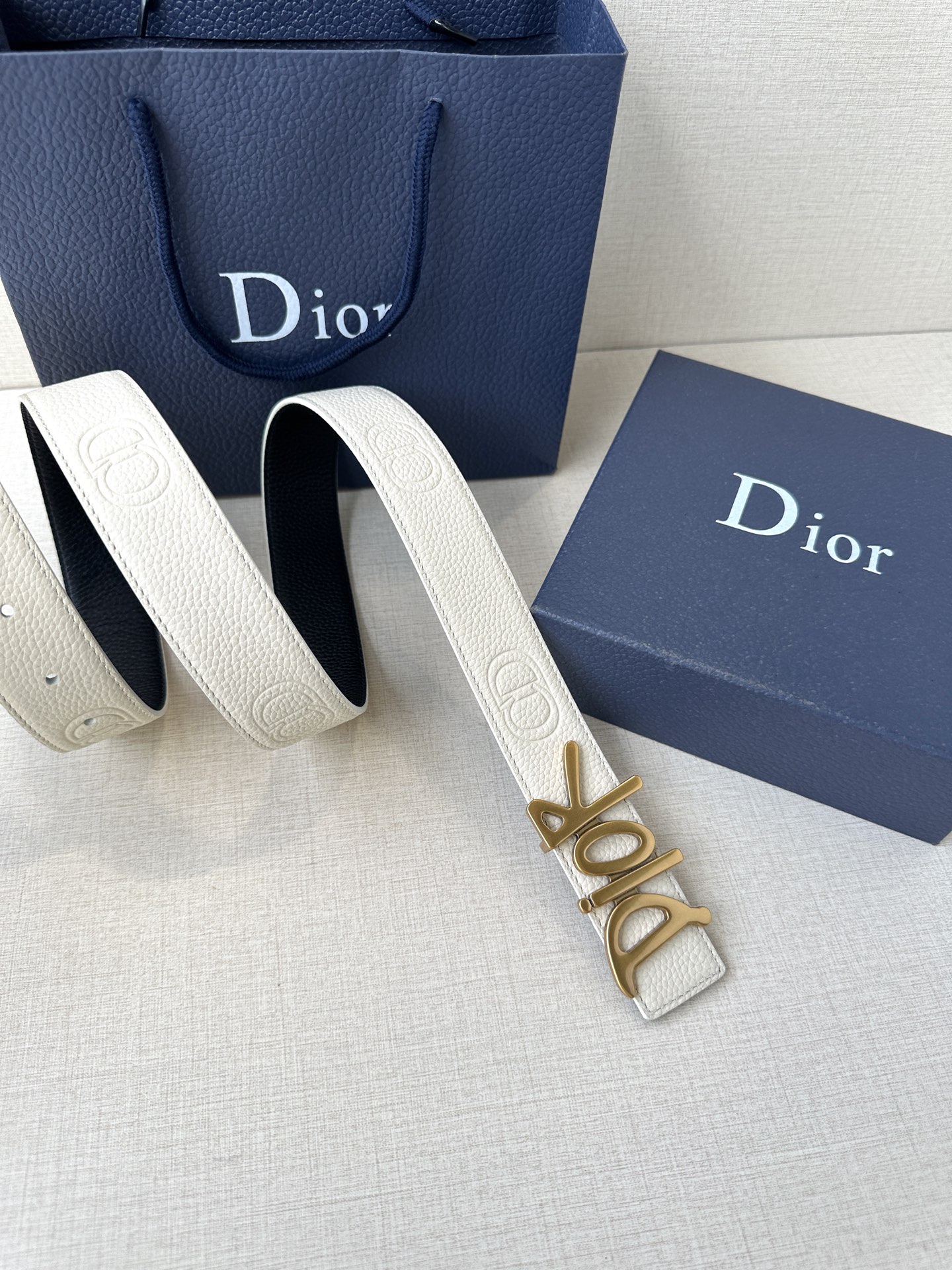 Dior Basic Belt Cow Leather Black