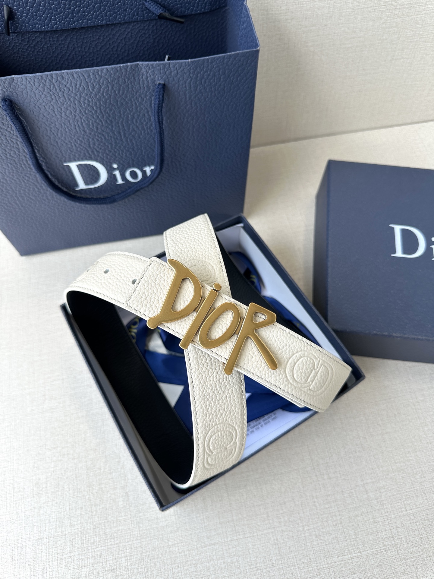 Dior Basic Belt Cow Leather Black