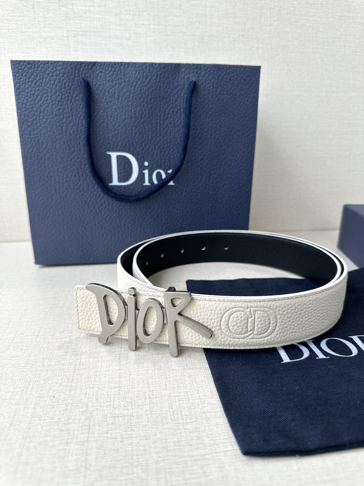 Dior Basic Belt Cow Leather Black