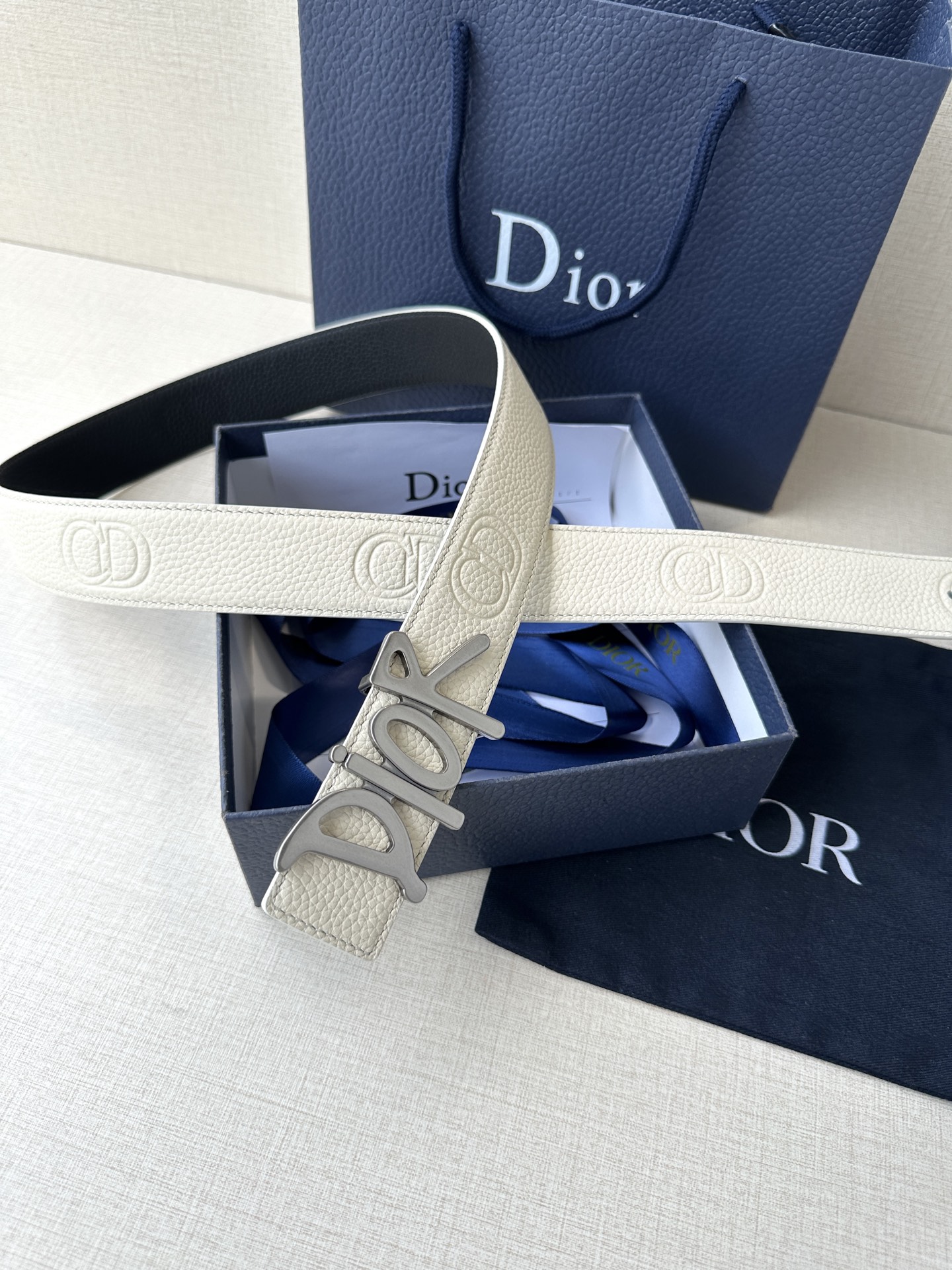 Dior Basic Belt Cow Leather Black