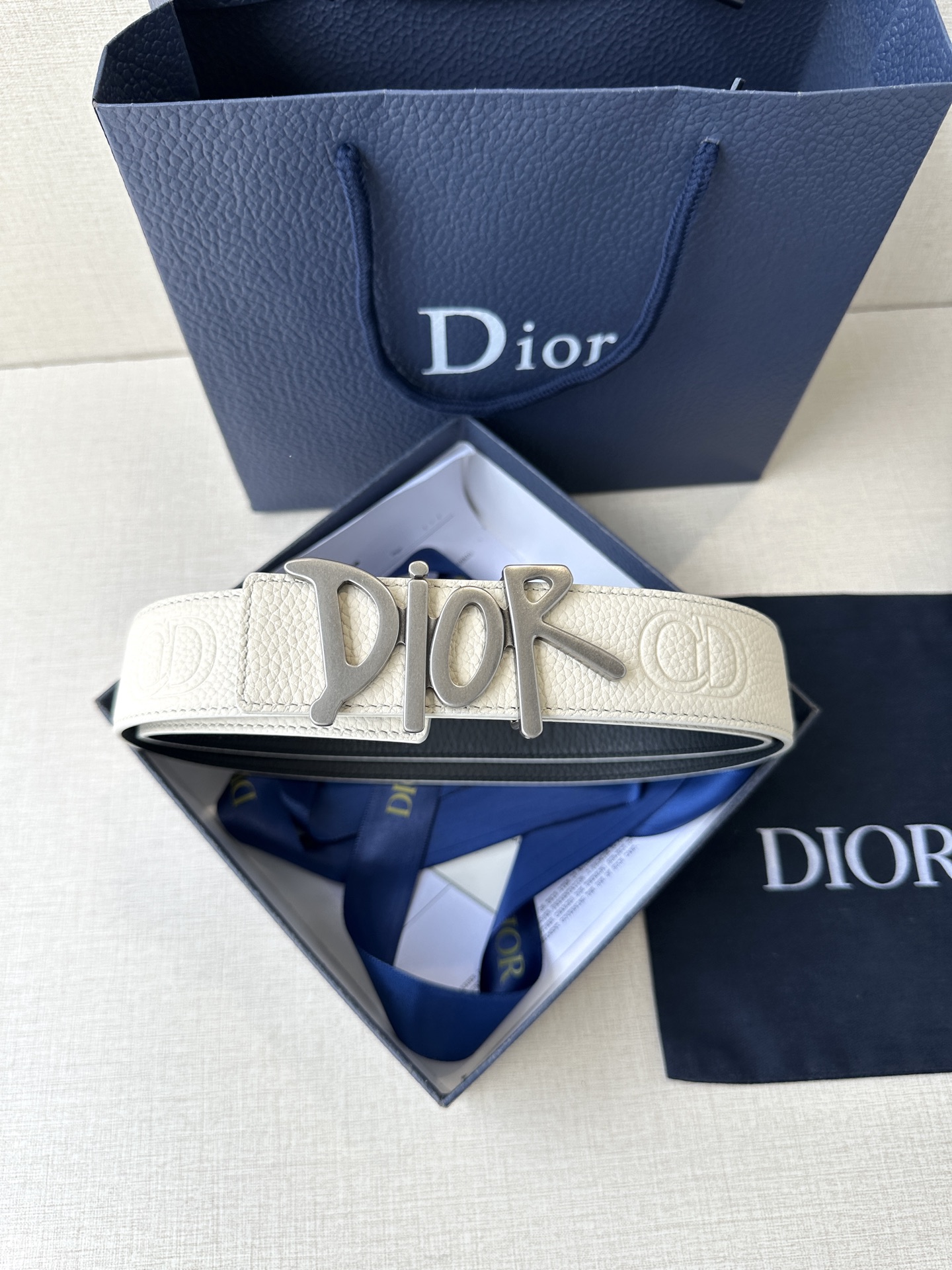 Dior Basic Belt Cow Leather Black