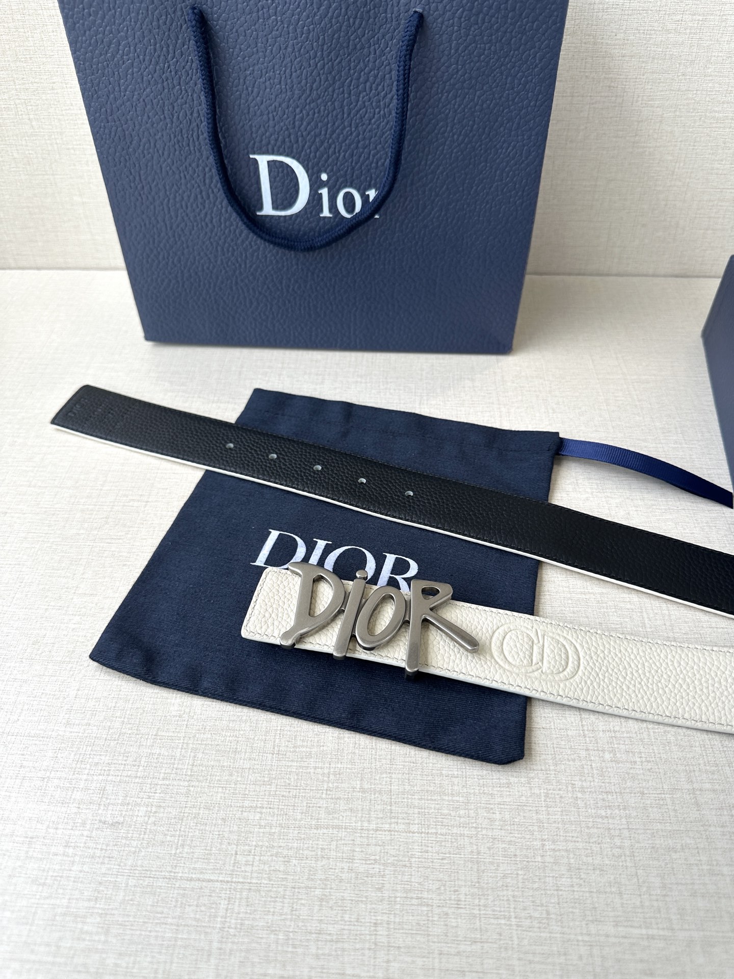 Dior Basic Belt Cow Leather Black