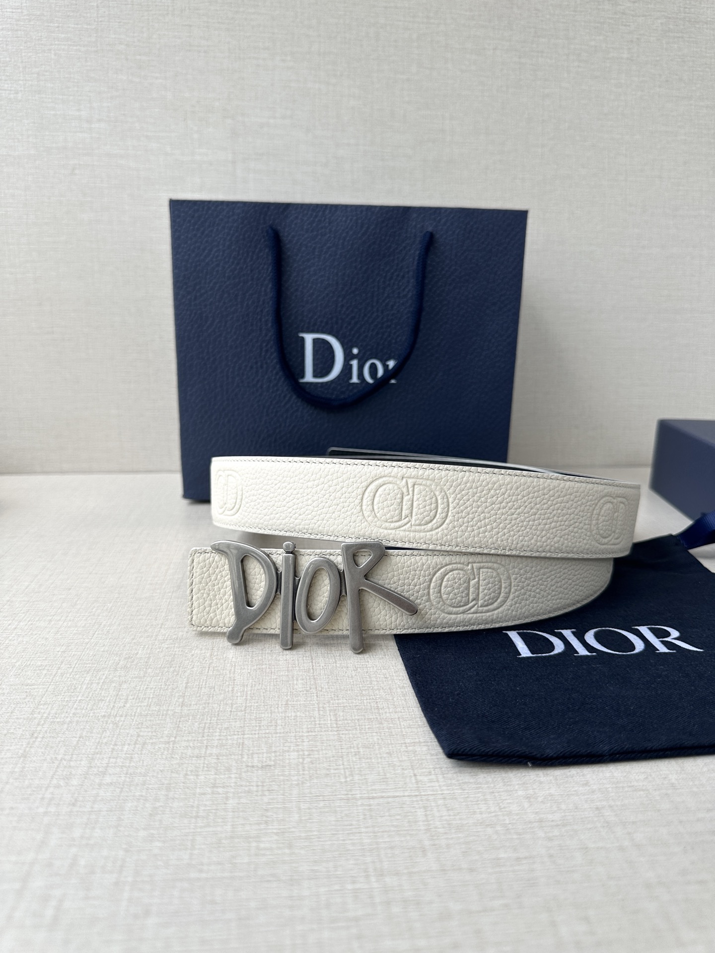Dior Basic Belt Cow Leather Black