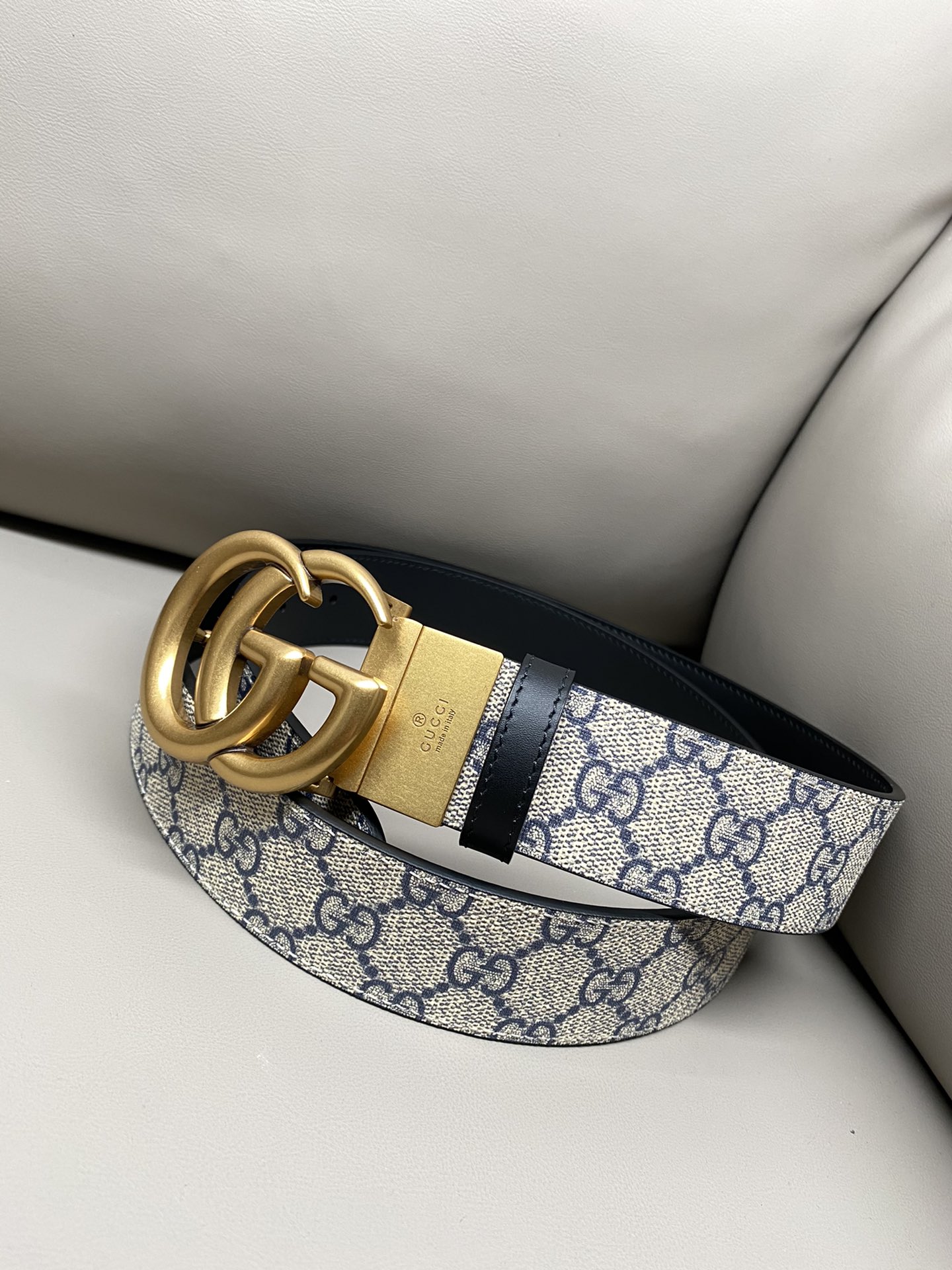 Gucci Basic Belt Cow Leather Waterproof