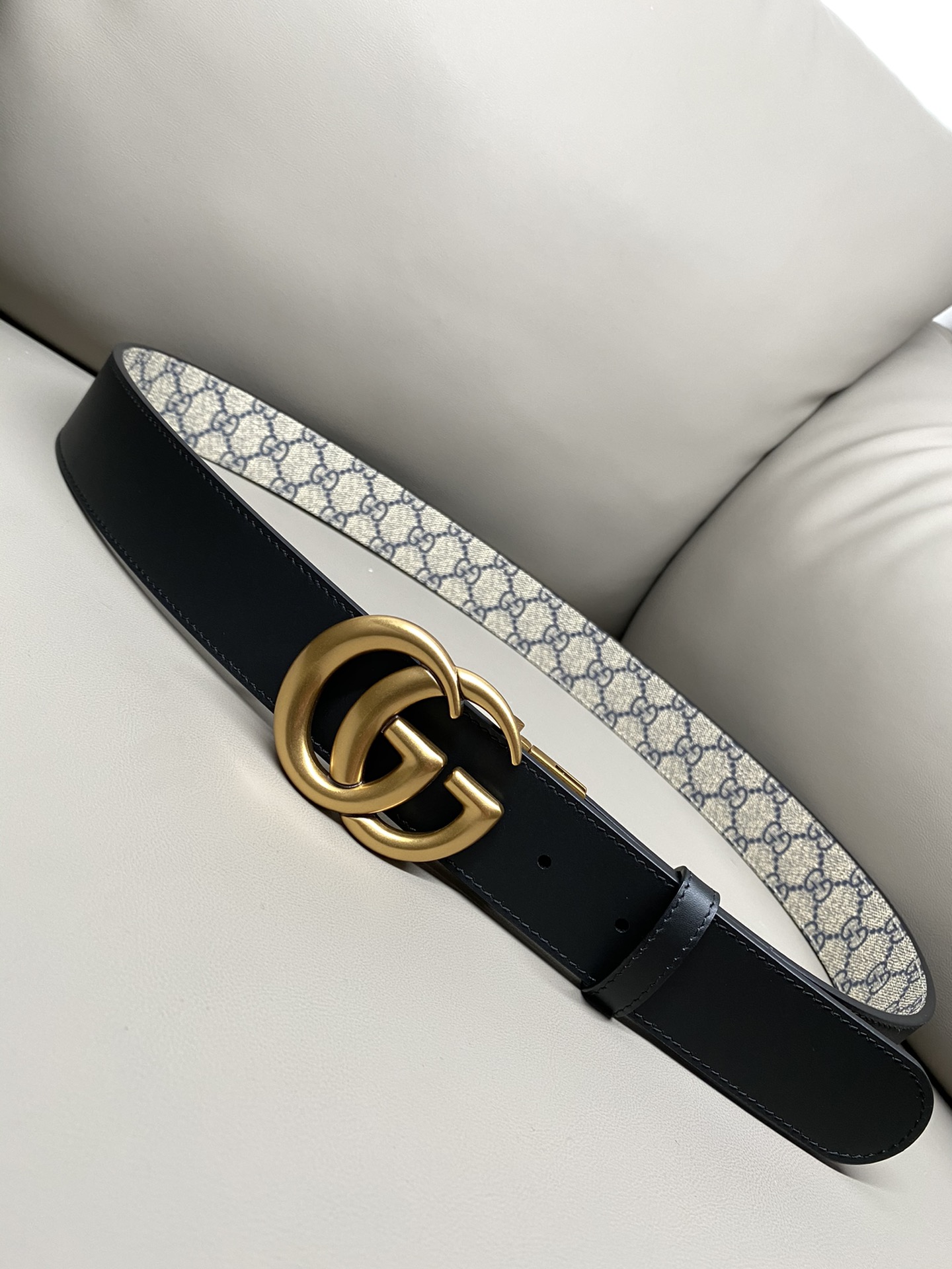 Gucci Basic Belt Cow Leather Waterproof