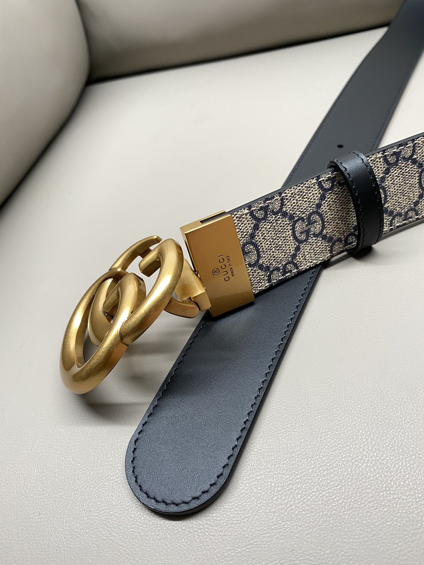 Gucci Basic Belt Cow Leather Waterproof