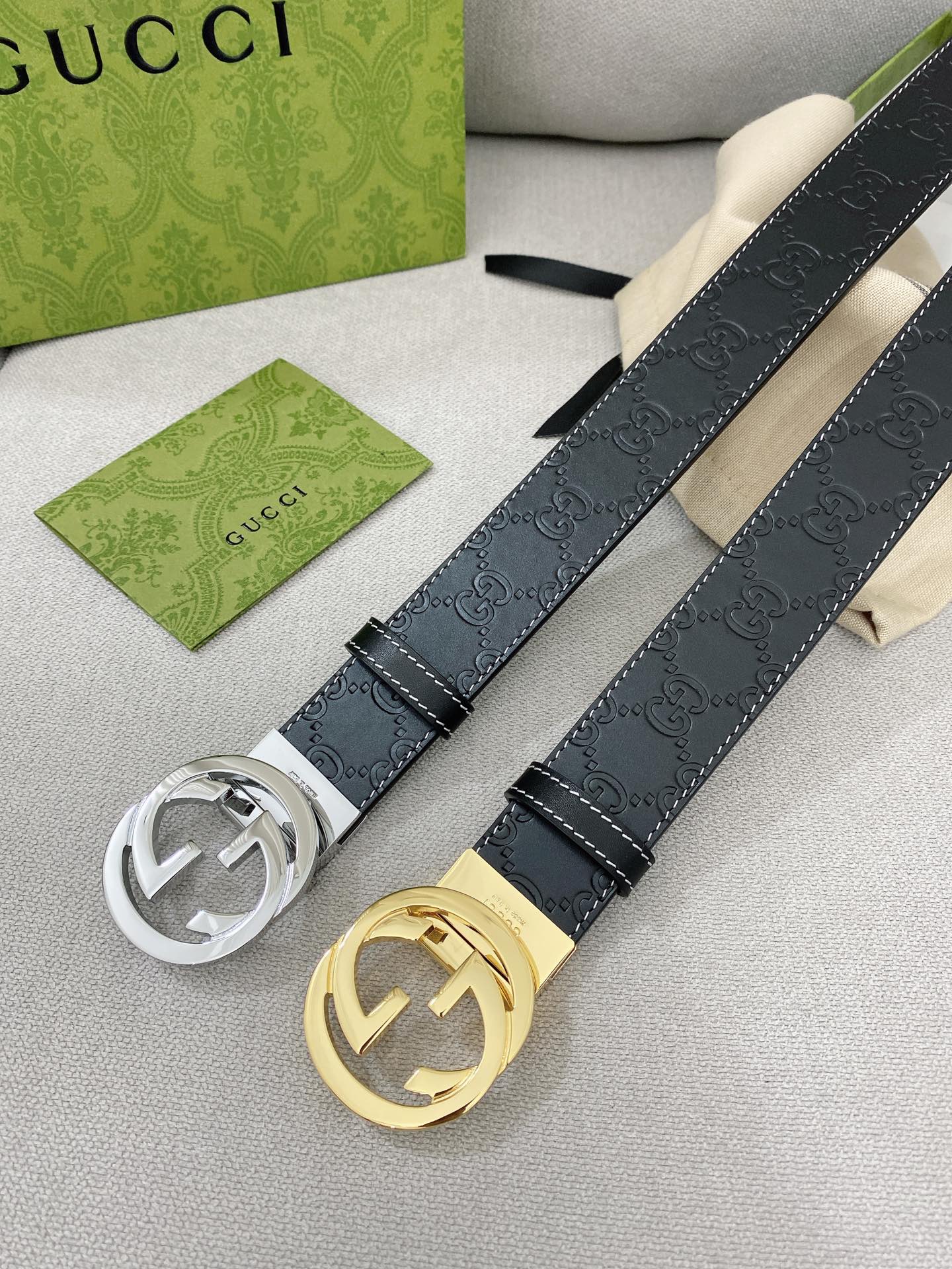 Gucci Basic Belt Top Grain Leather M