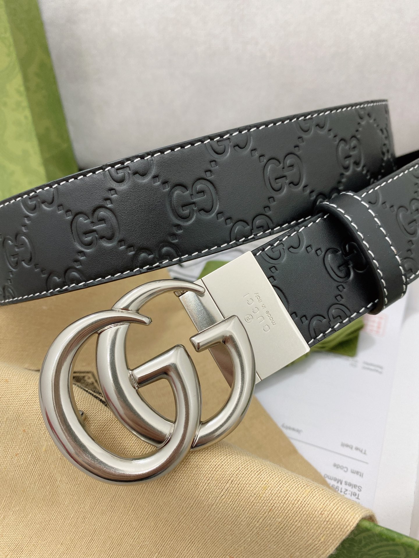 Gucci Basic Belt Top Grain Leather M