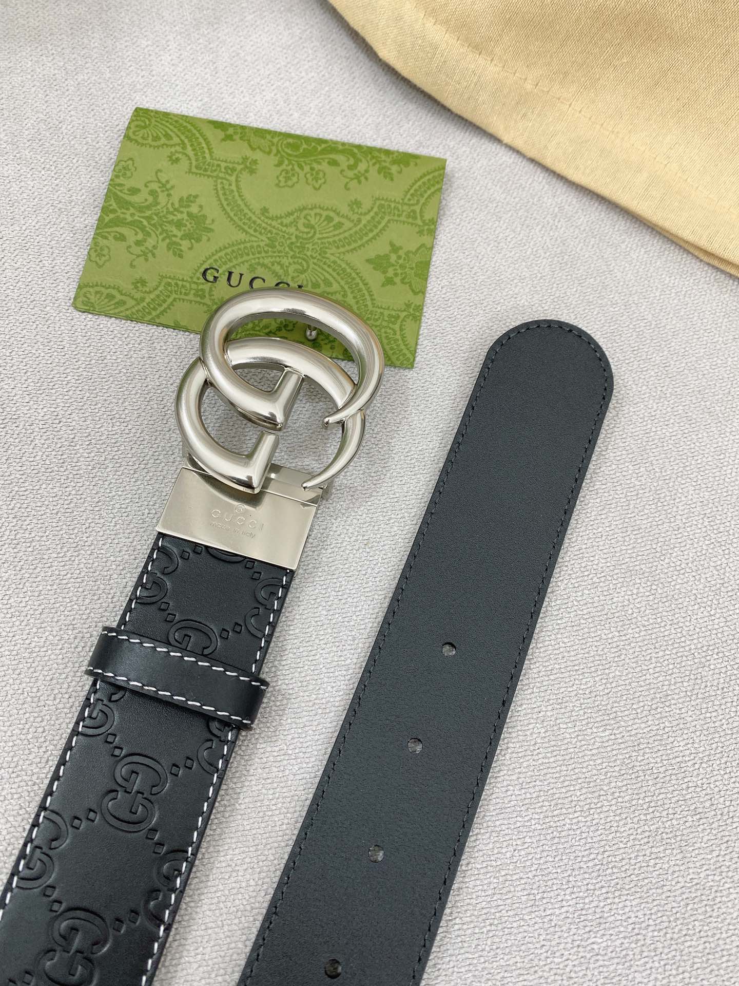 Gucci Basic Belt Top Grain Leather M