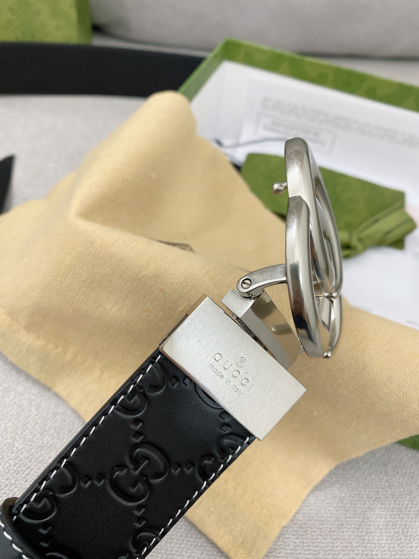 Gucci Basic Belt Top Grain Leather M