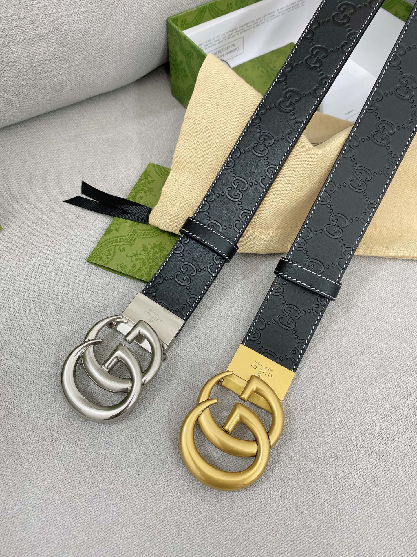 Gucci Basic Belt Top Grain Leather M