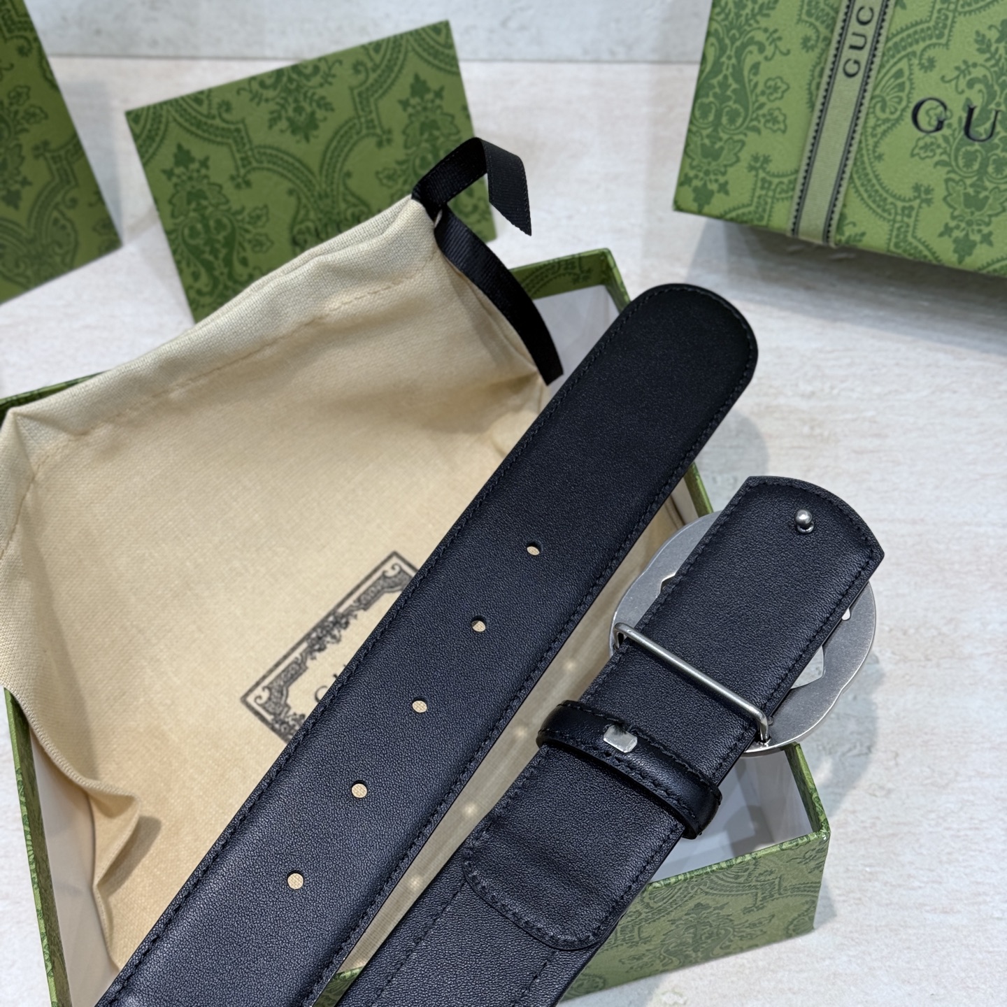 Gucci Male Basic Belt Green M