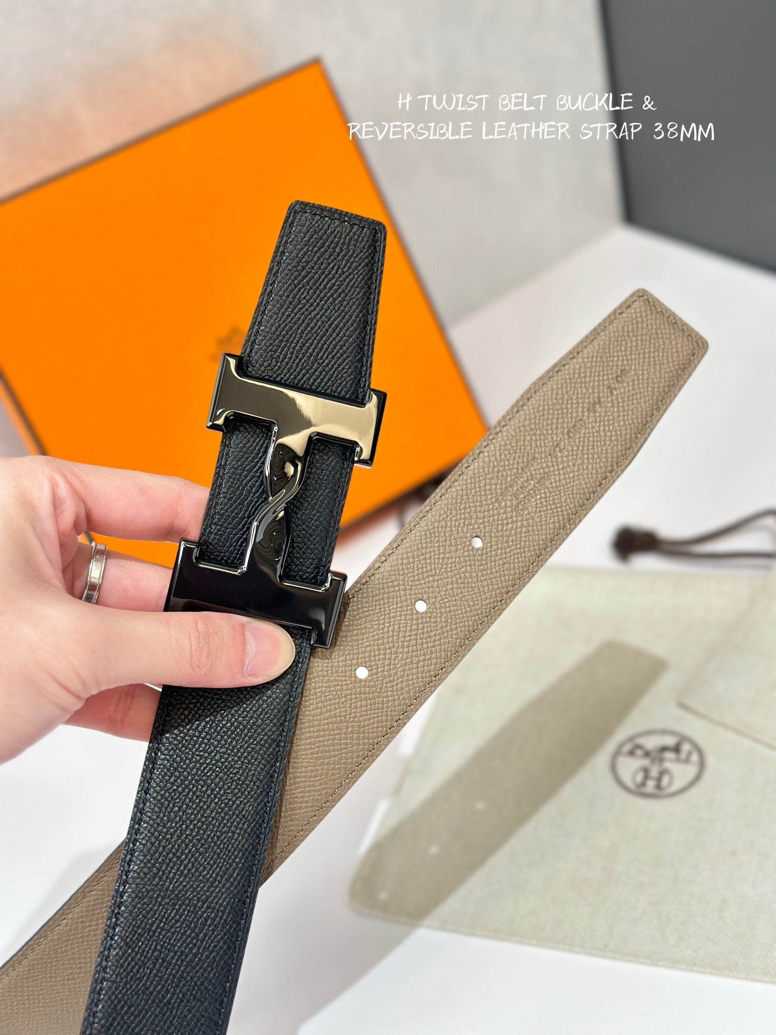 Hermès Basic Belt Cow Leather 38mm-s-l