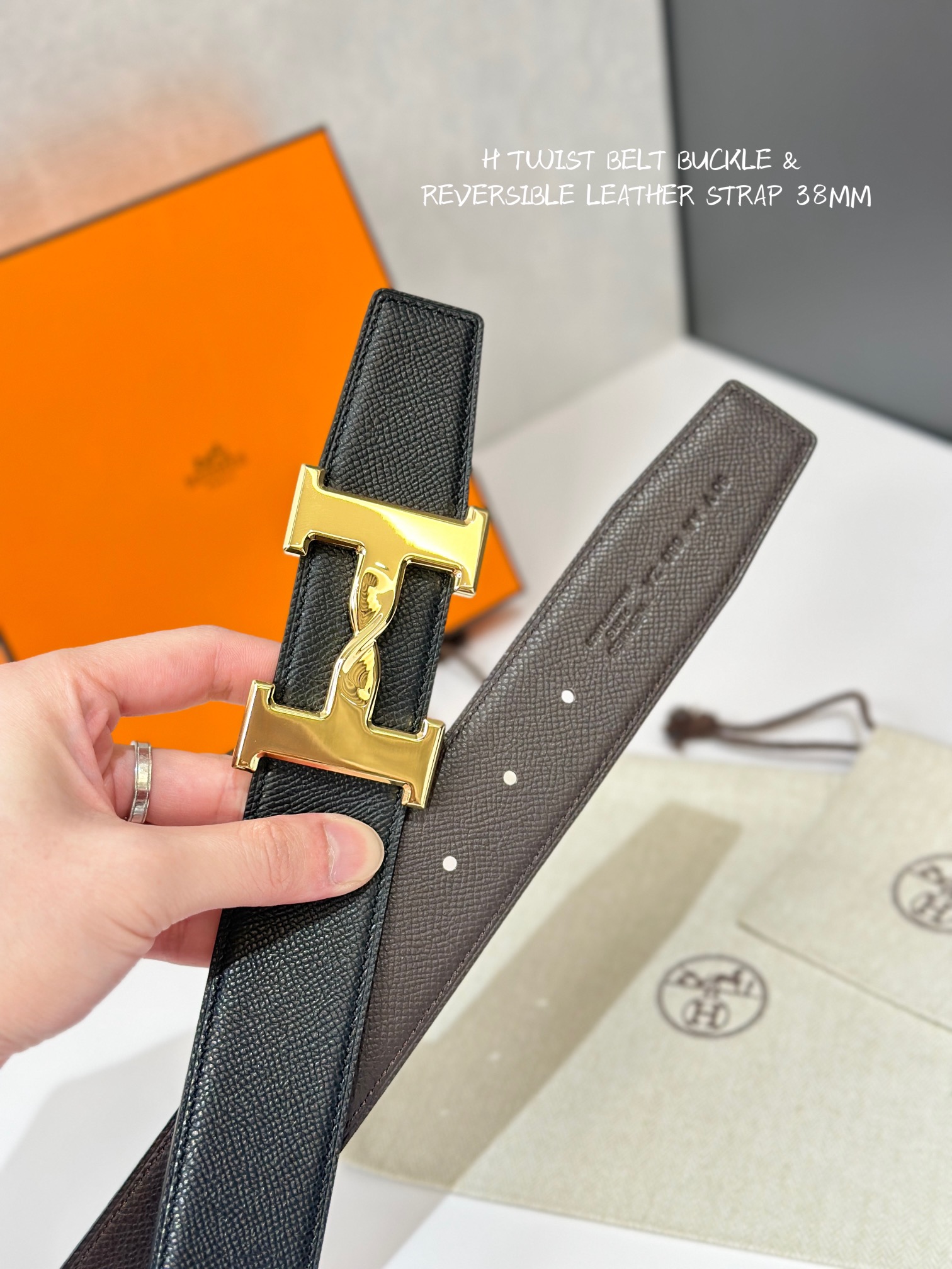 Hermès Basic Belt Cow Leather 38mm-s-l