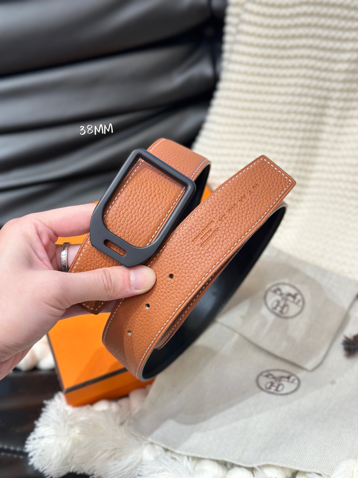 Jockey Basic Belt Cow Leather 38mm-s-l