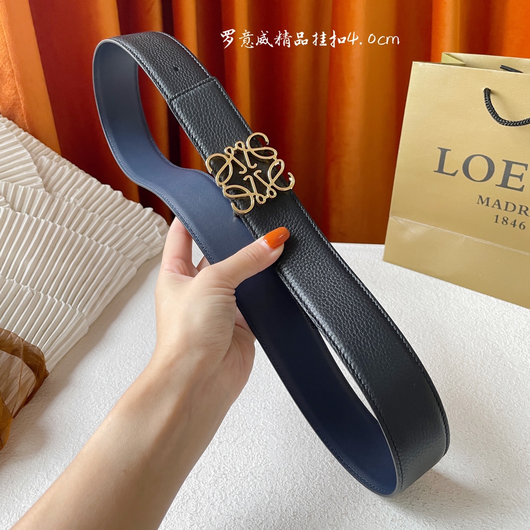 Loewe Basic Belt Cow Leather M-l