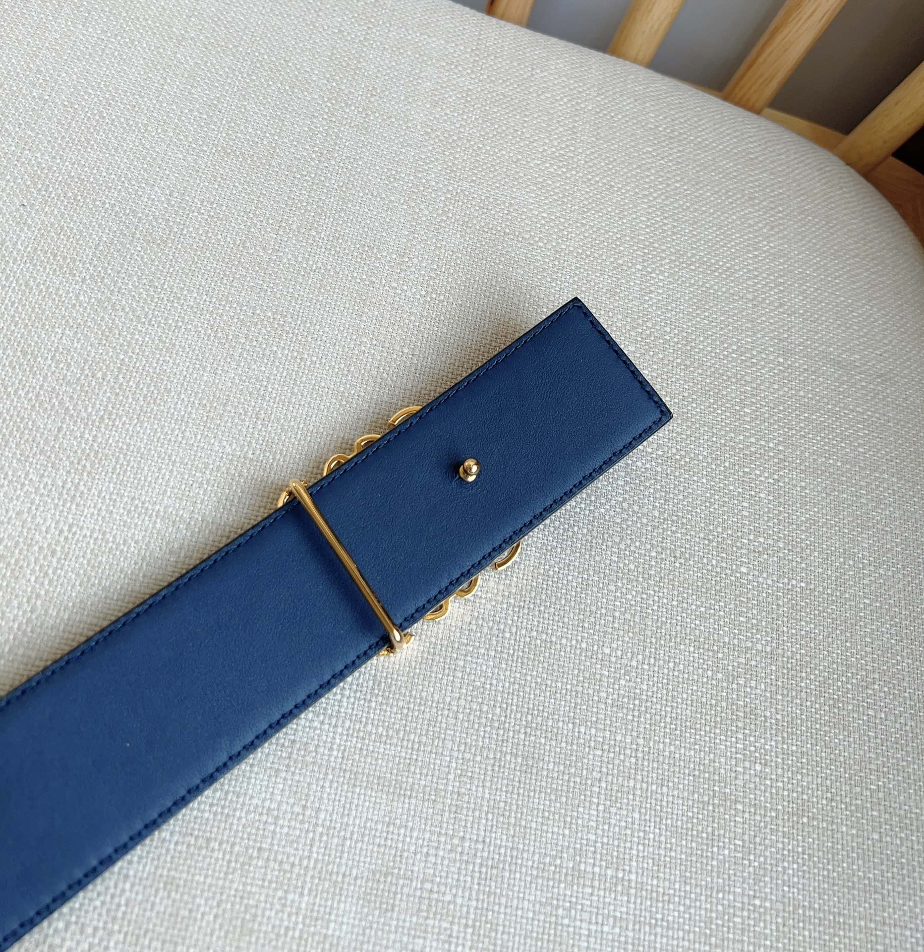 Loewe Leather Belt Top Grain Leather M-l