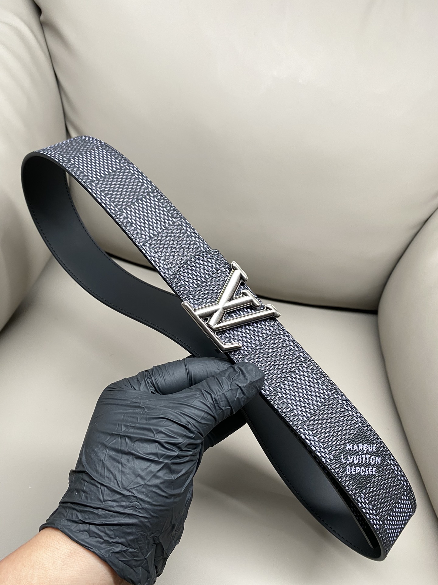 Louis Vuitton Male Basic Belt Canvas S-m-l