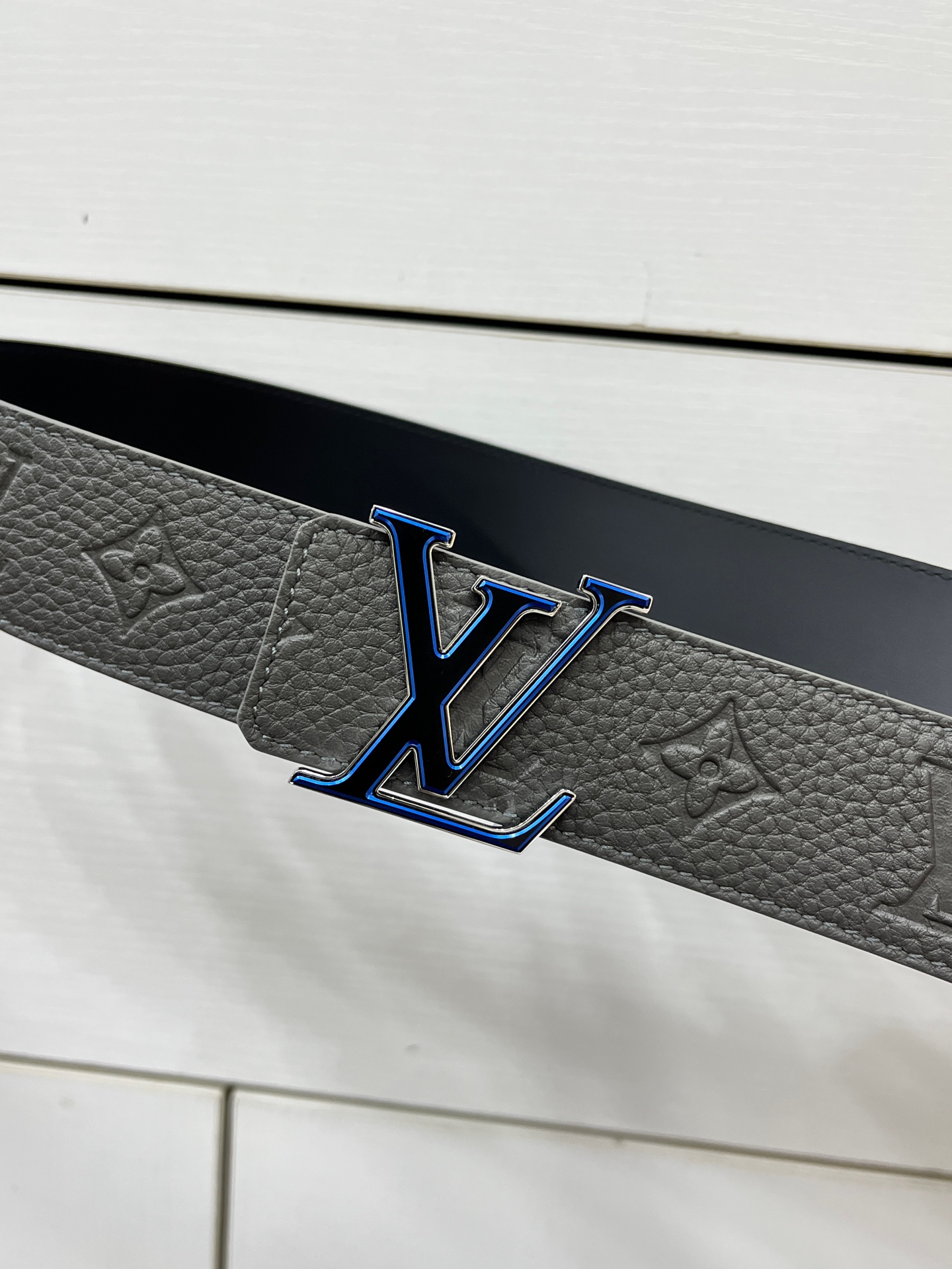 Louis Vuitton Basic Belt Silver 40mm-s-m-l