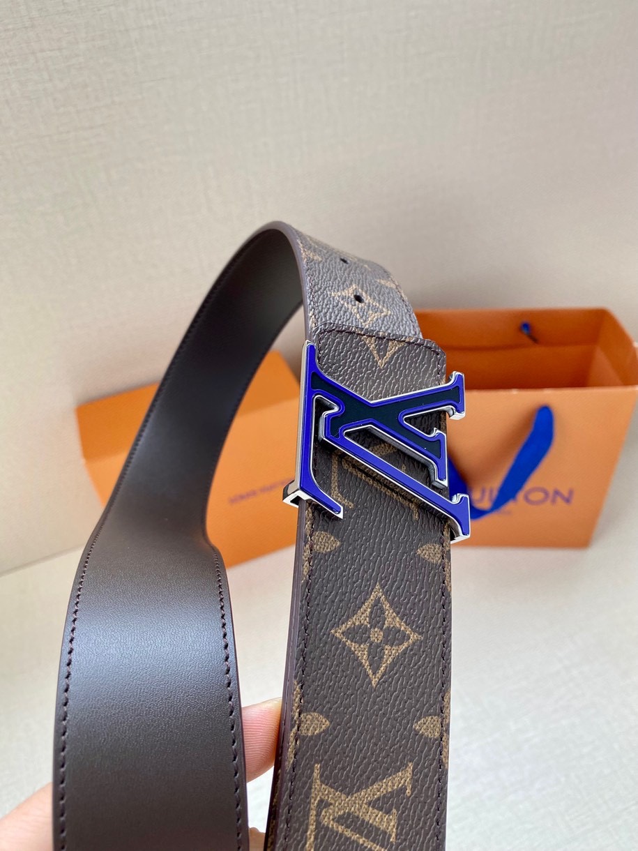 Louis Vuitton Male Leather Belt M-l