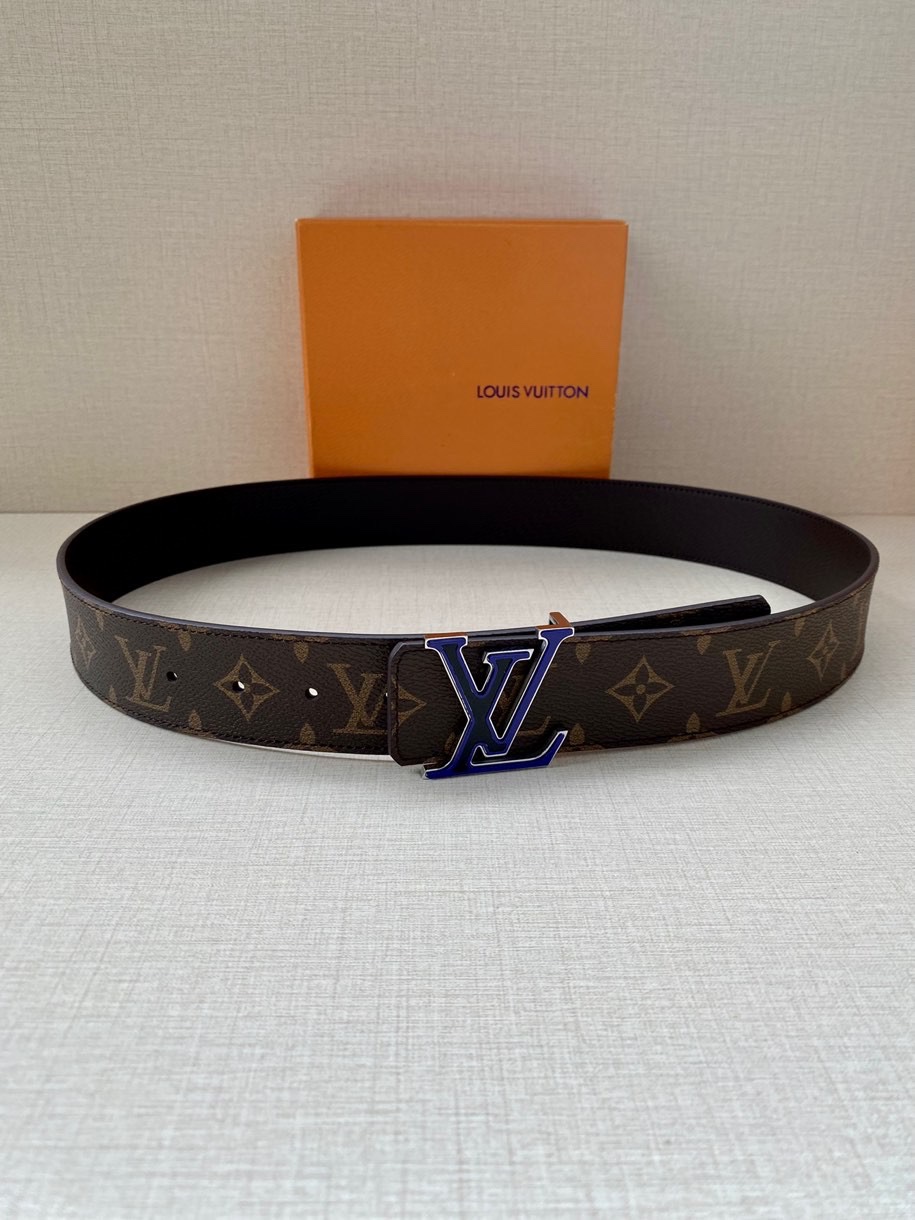 Louis Vuitton Male Leather Belt M-l